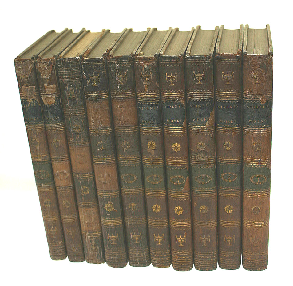 The Works of Laurence Sterne in Ten Volumes Complete Etc. With a Life of the Author (Complete 10 Volume Set)