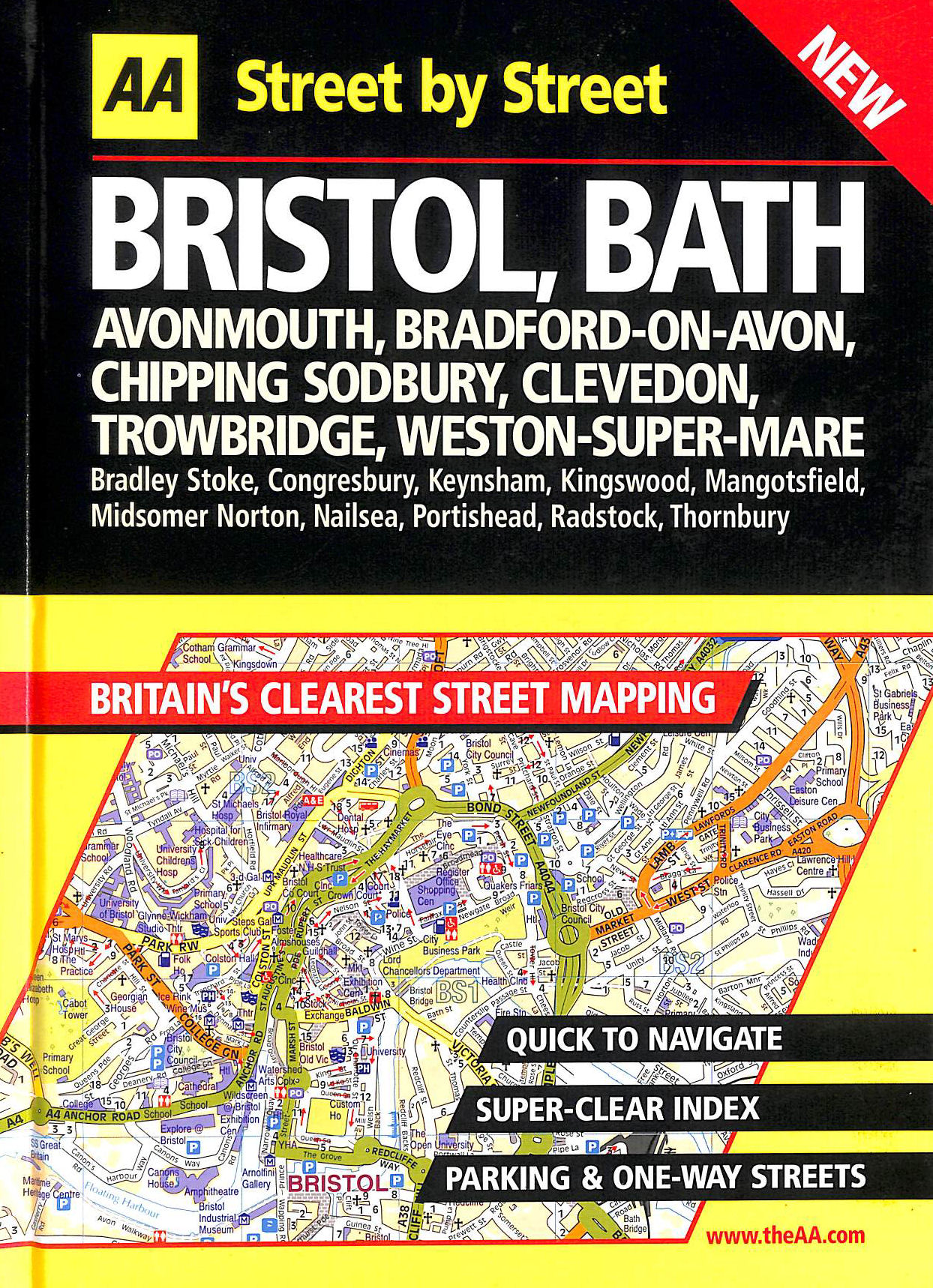 AA Street by Street Bristol, Bath