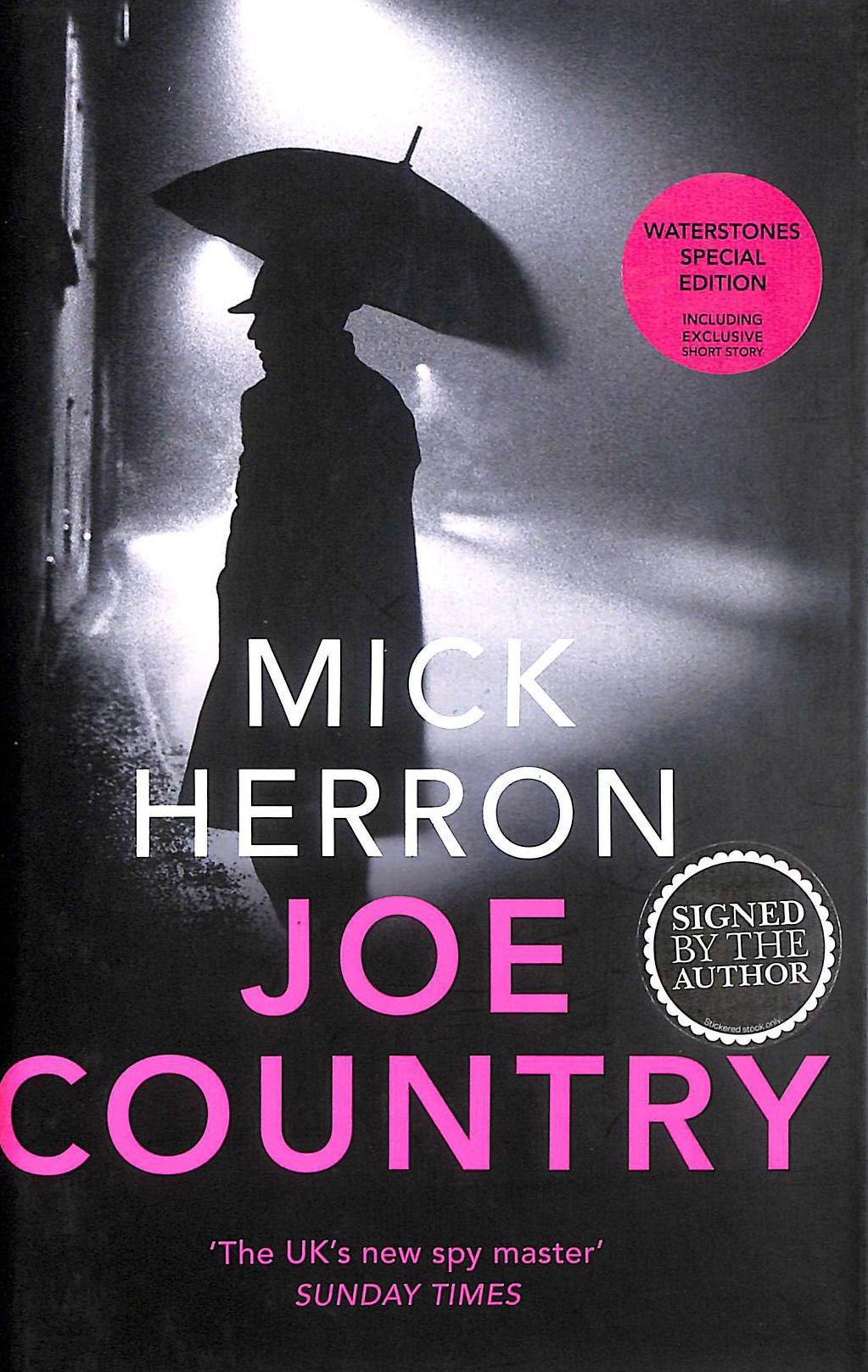 Joe Country, signed by the author