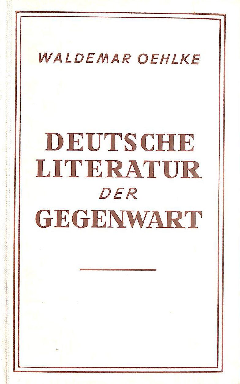 Deutsche Literatur der Gegenwart