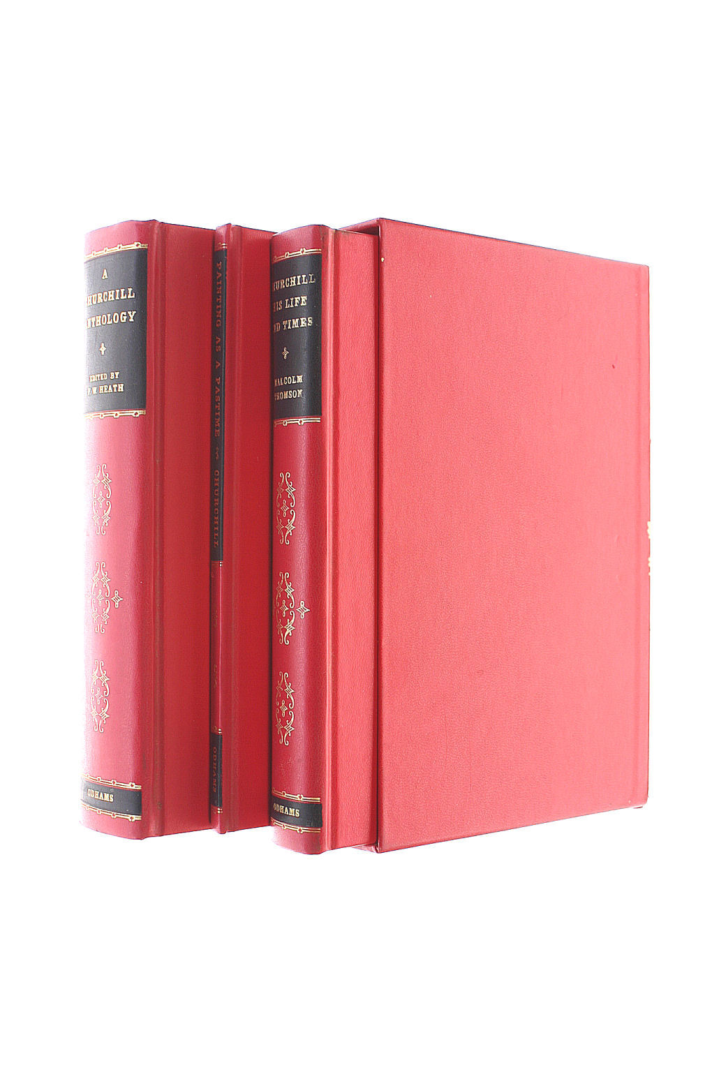 A Churchill Boxed Set Including; Churchill His Life & Times; Painting As A Pastime & A Churchill Anthology