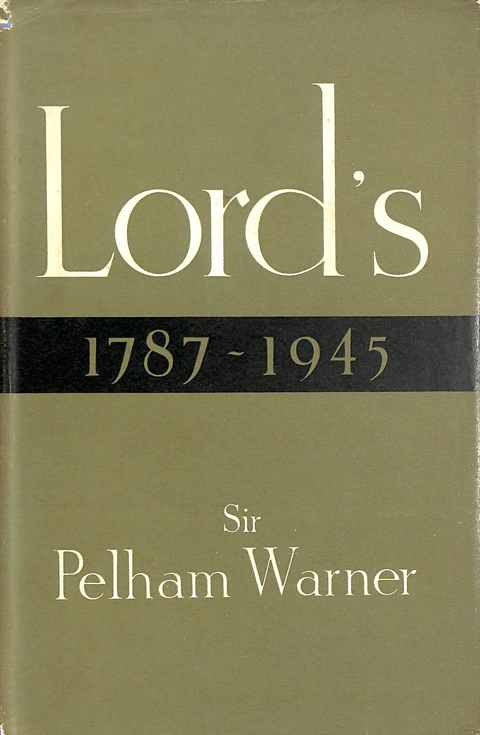 Lord's 1787-1945