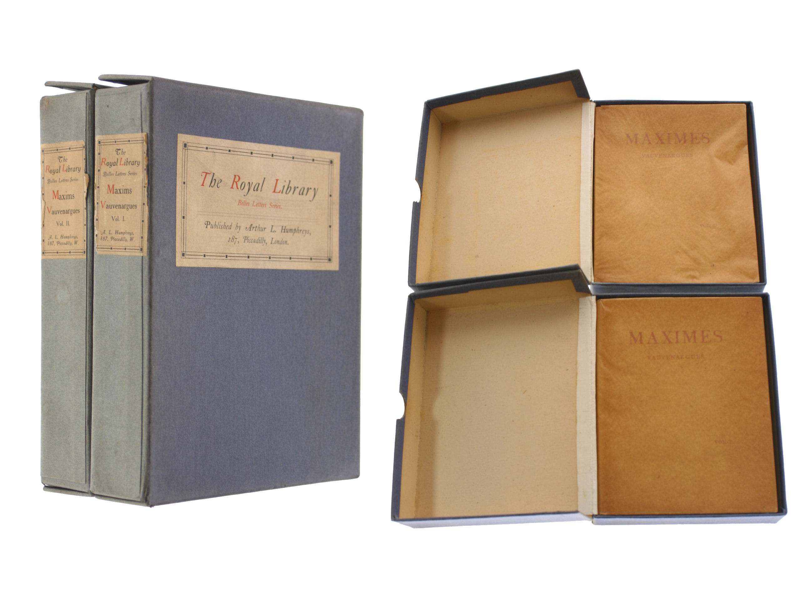 Maximes, Volumes I and II