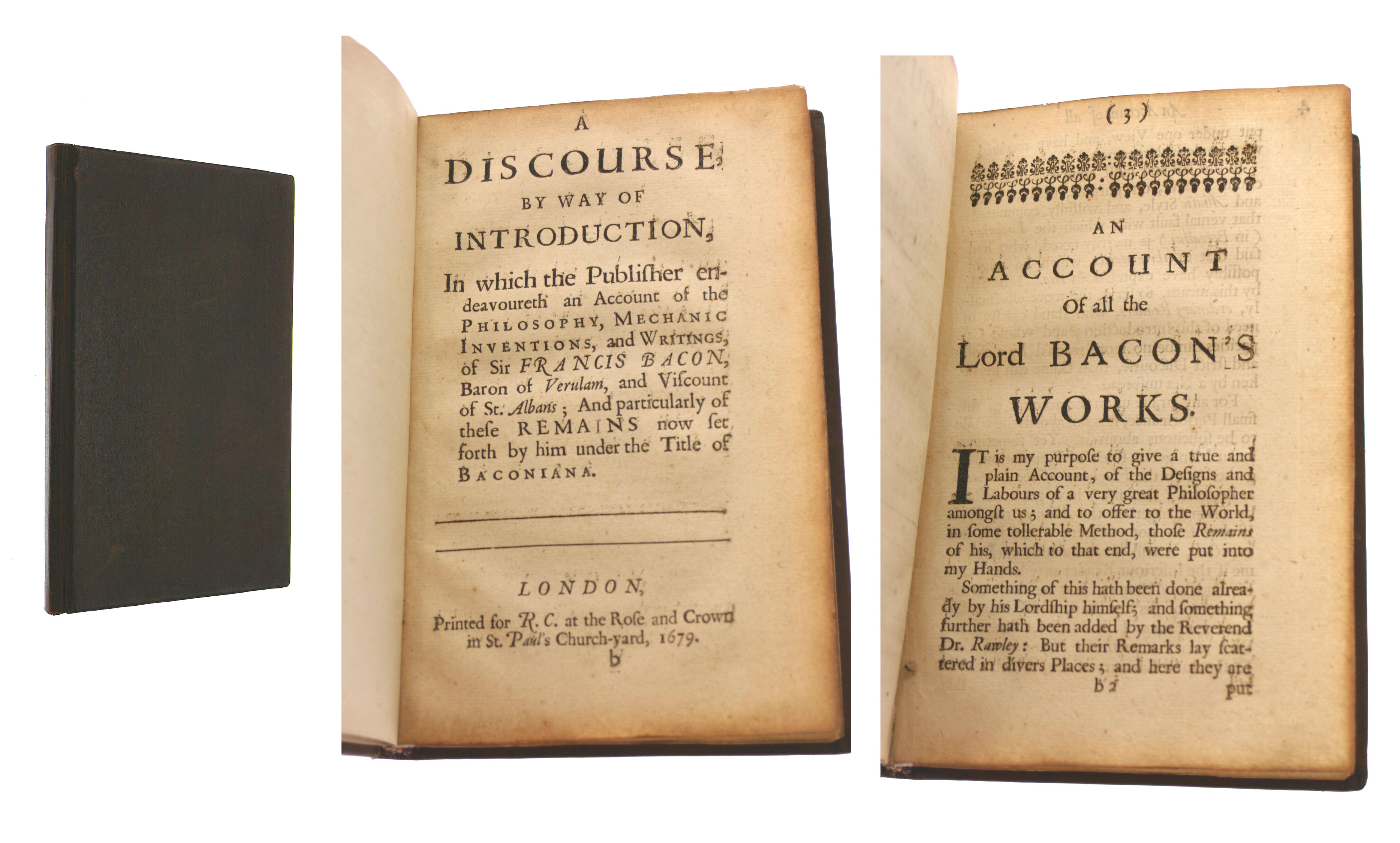 An account of all the Lord Bacon's works