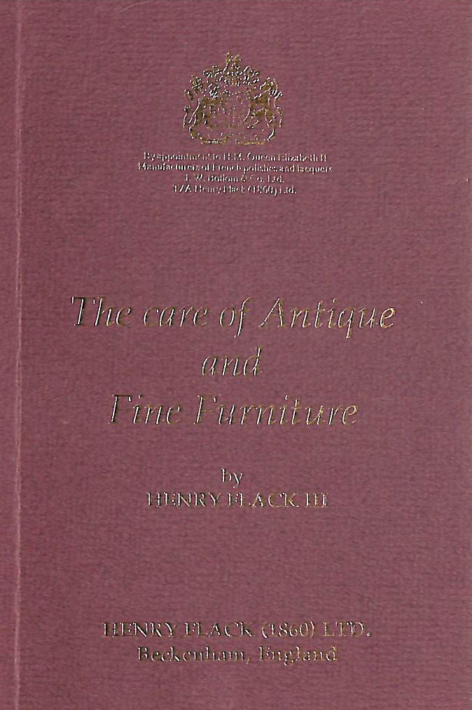 The Care Of Antique And Fine Furniture