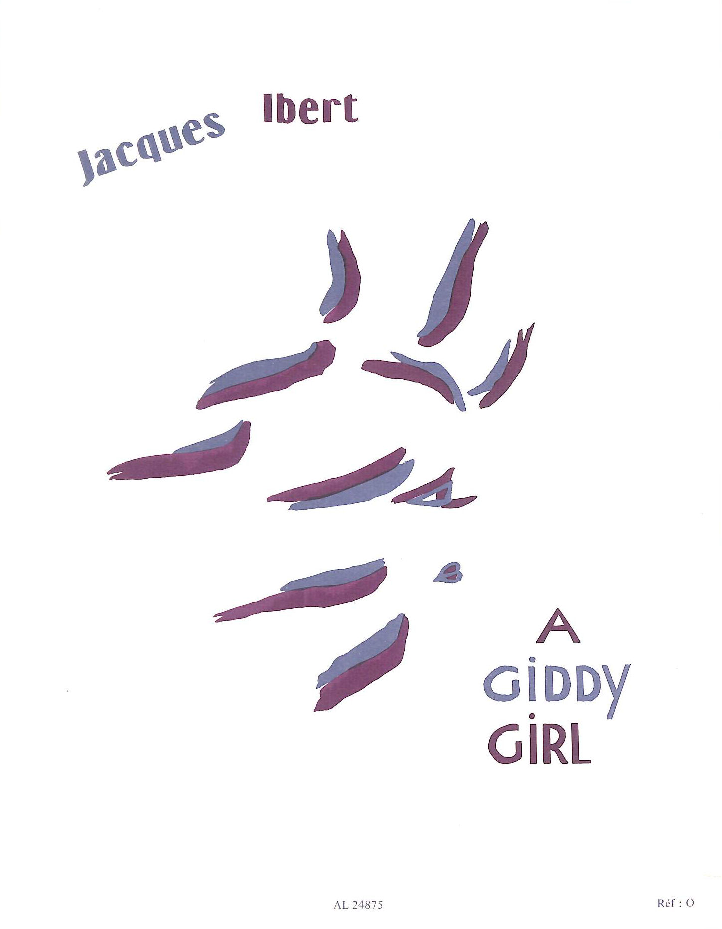 Jacques Ibert: a Giddy Girl (Piano) Piano