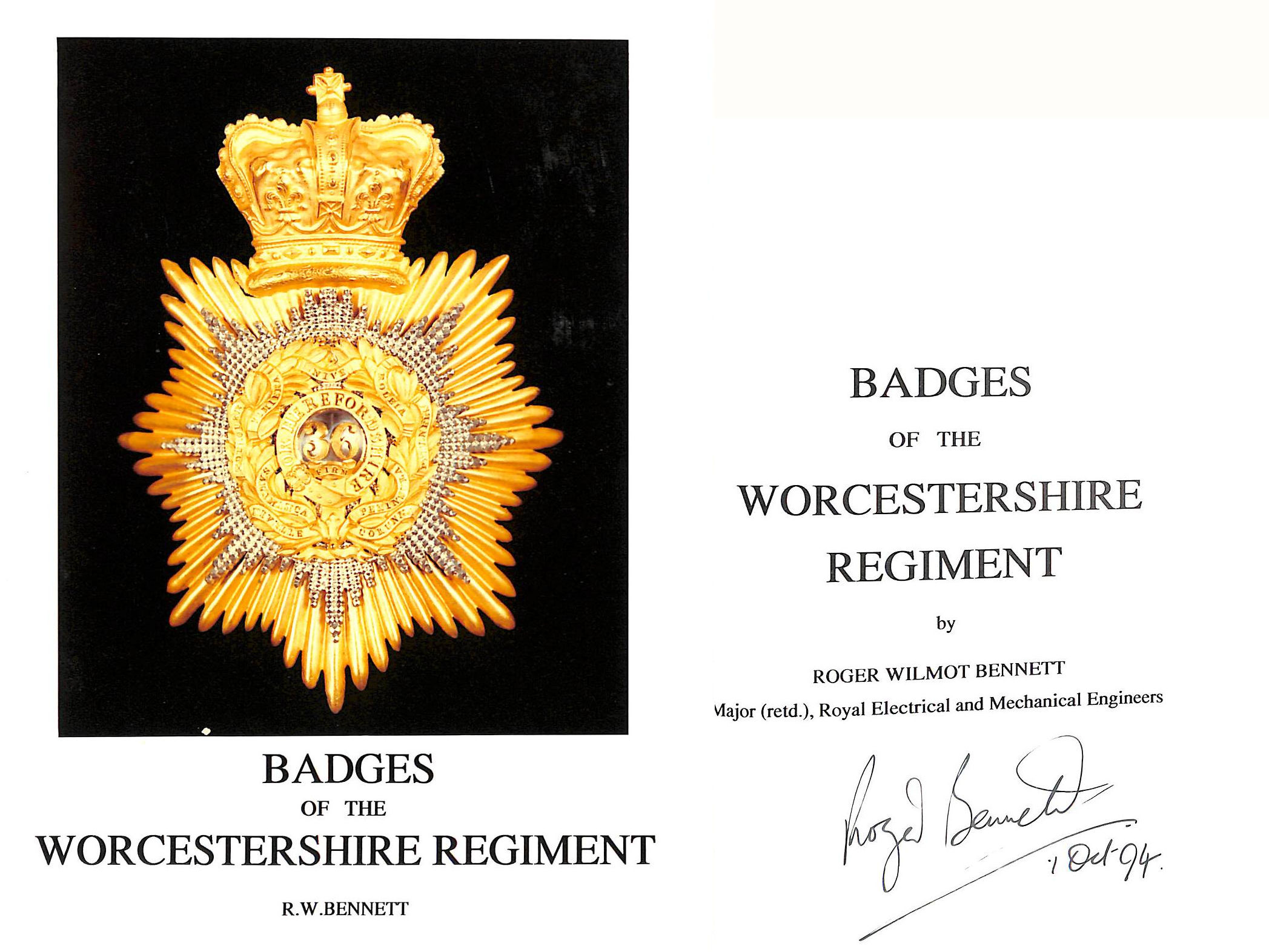 Badges of the Worcestershire Regiment
