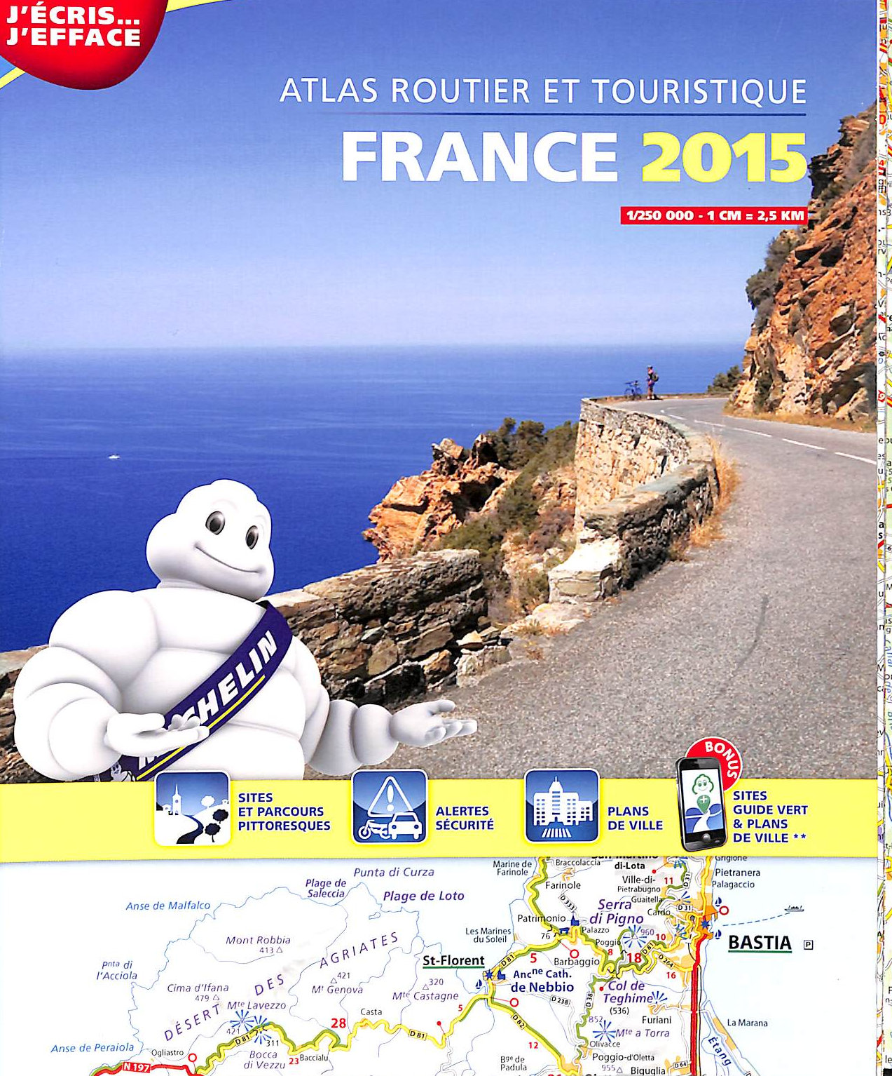 France 2015 Laminated Atlas (Michelin Tourist and Motoring Atlas)
