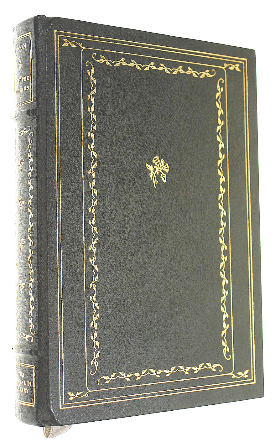 Selected Writings Francis Bacon: Essays Advancement Of Learning New Atlantis