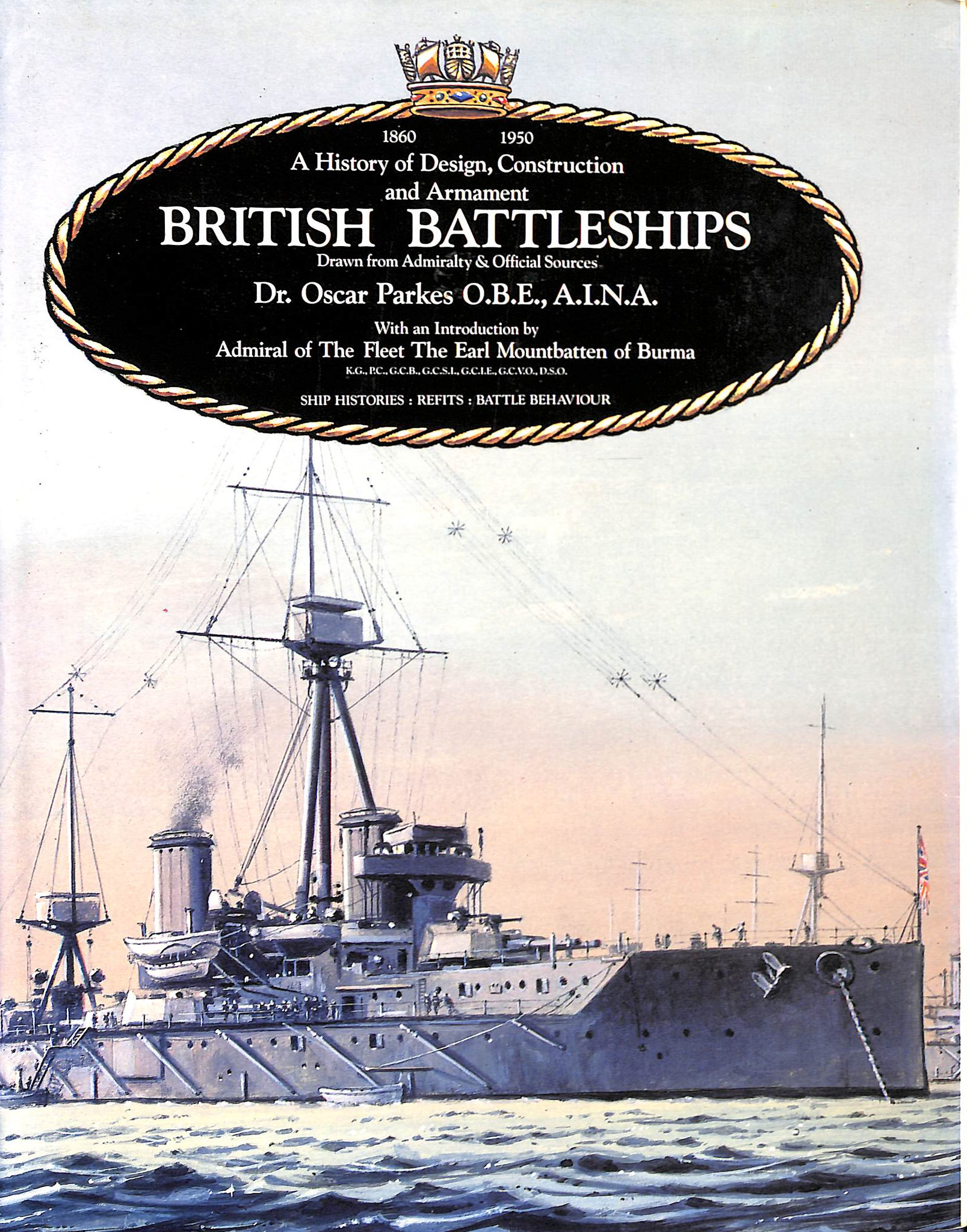 British Battleships 1860 to 1950