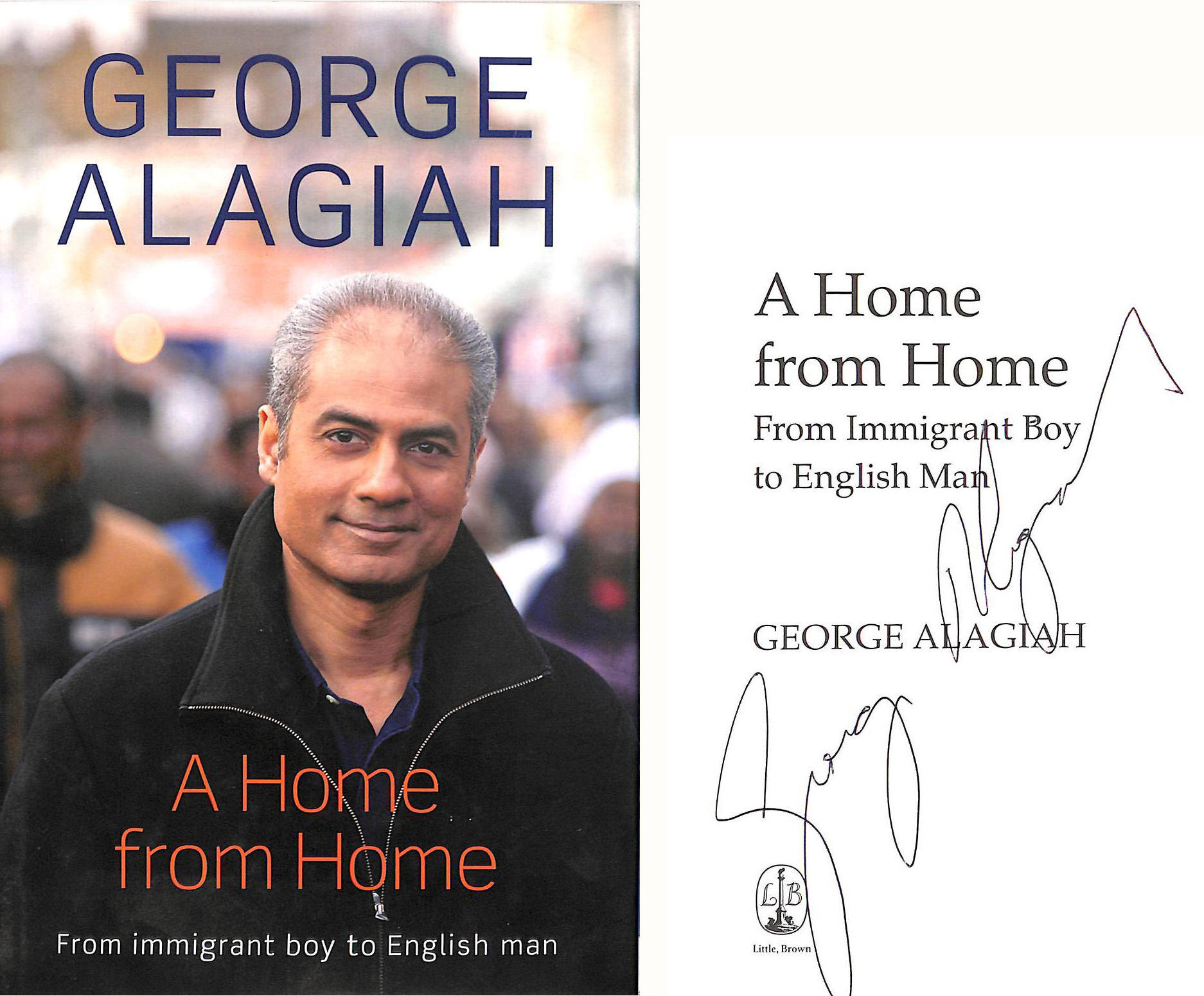 A Home From Home signed by the author