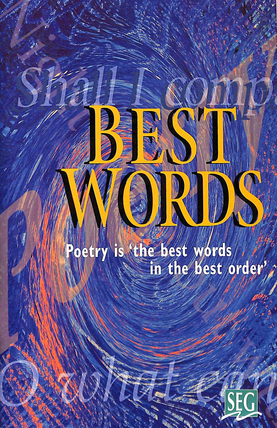 Best Words. Poetry is 