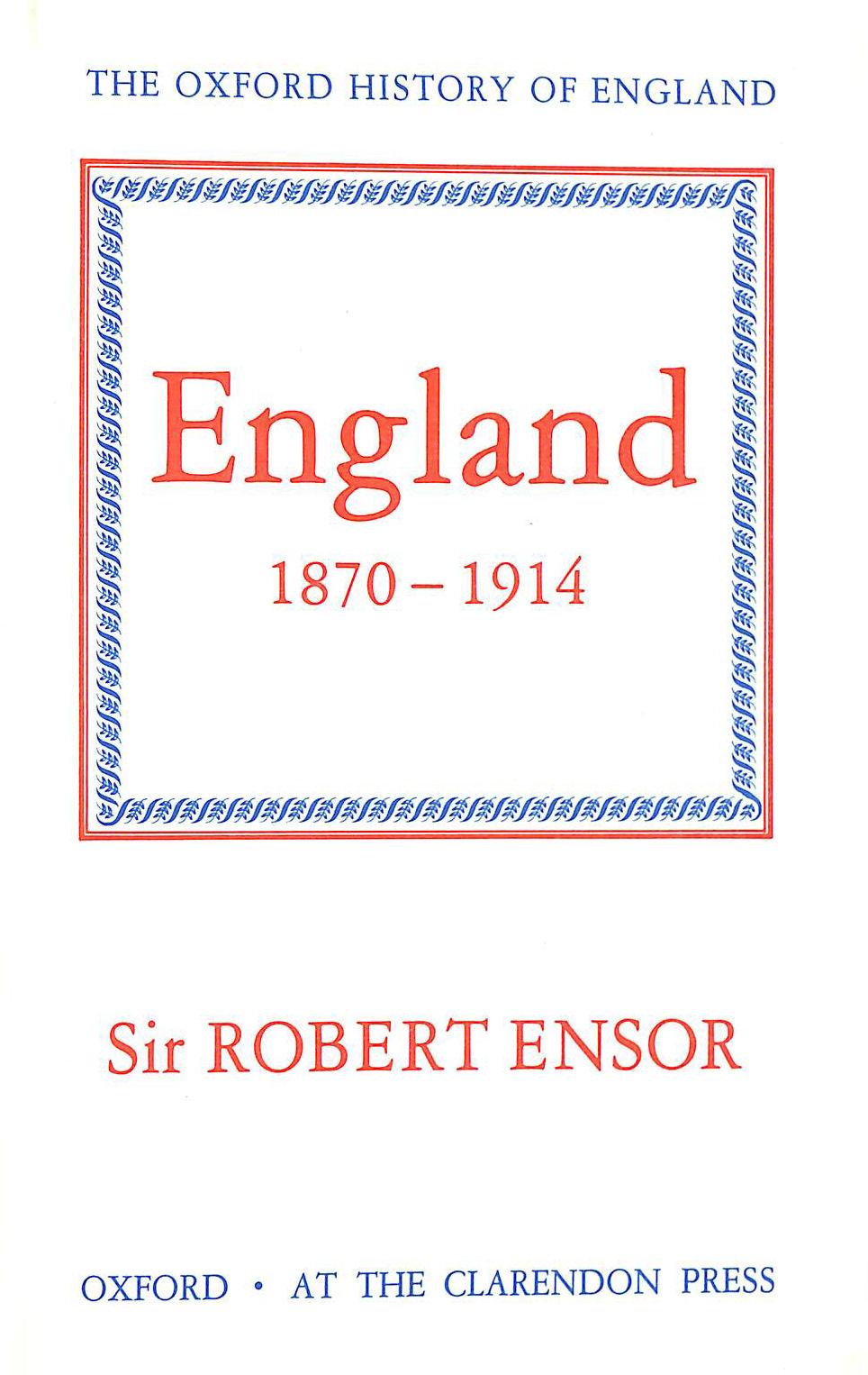 England 1870-1914