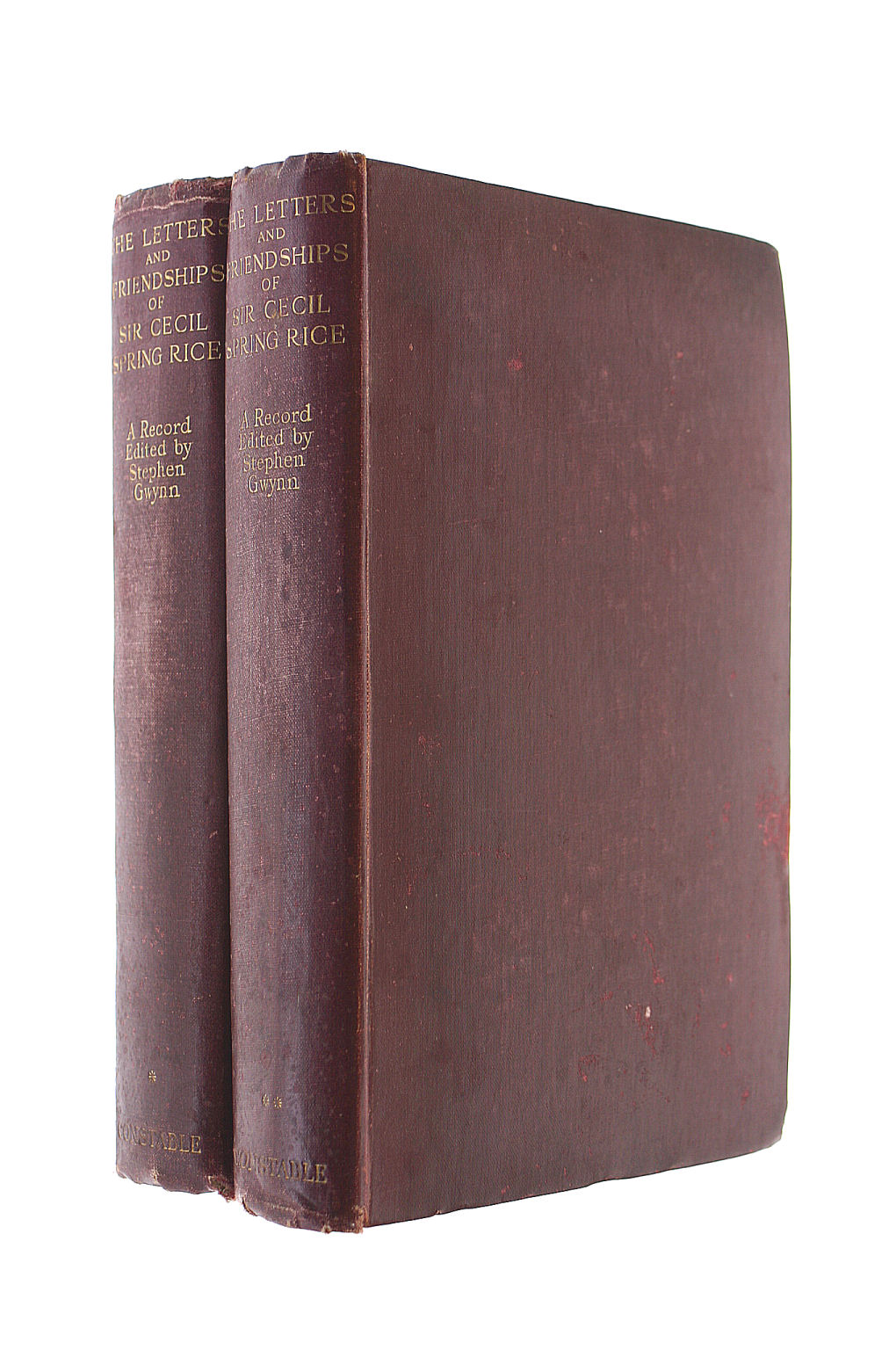 The Letters and Friendships of Sir Cecil Spring Rice (2 volumes)