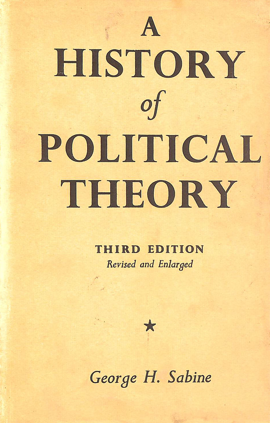A History of Political Theory