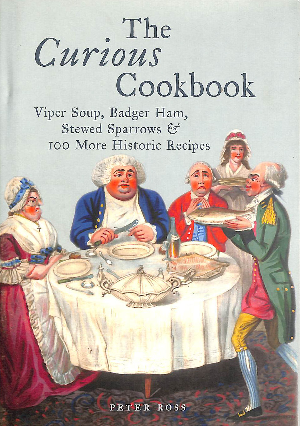 The Curious Cookbook, gift inscription by the author
