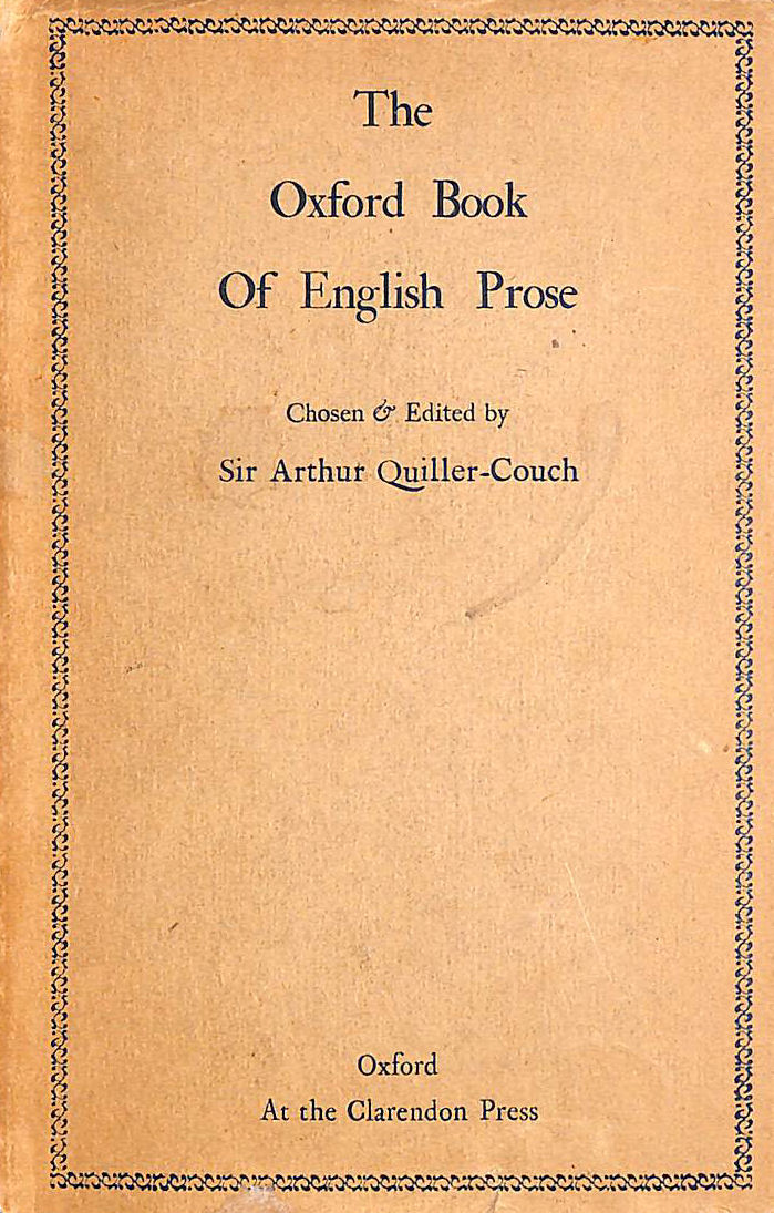 The Oxford Book of English Prose