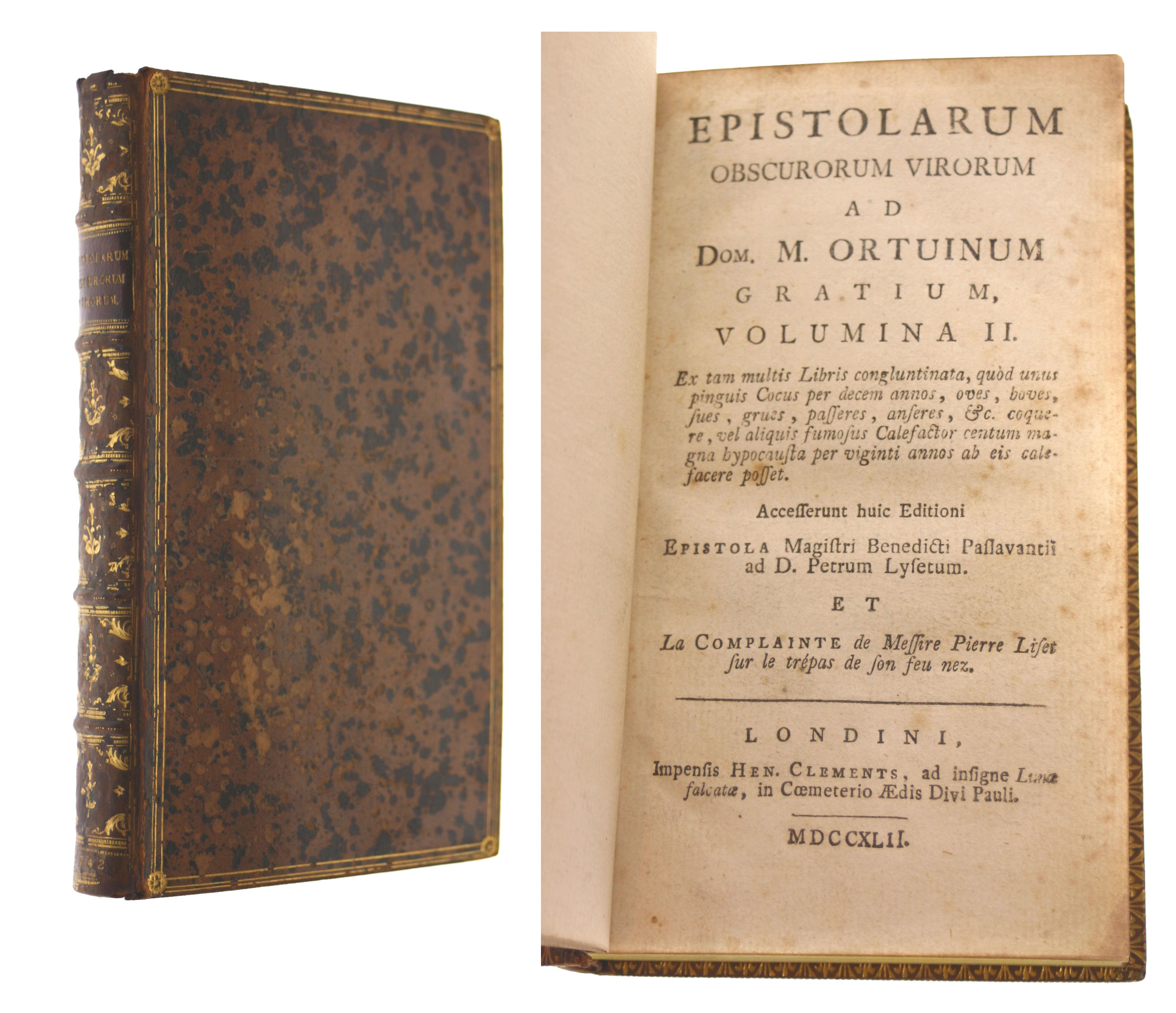 Epistolarum Obscurorum Virorum Ad Dom. M. Ortuinum Gratium, Volumina II