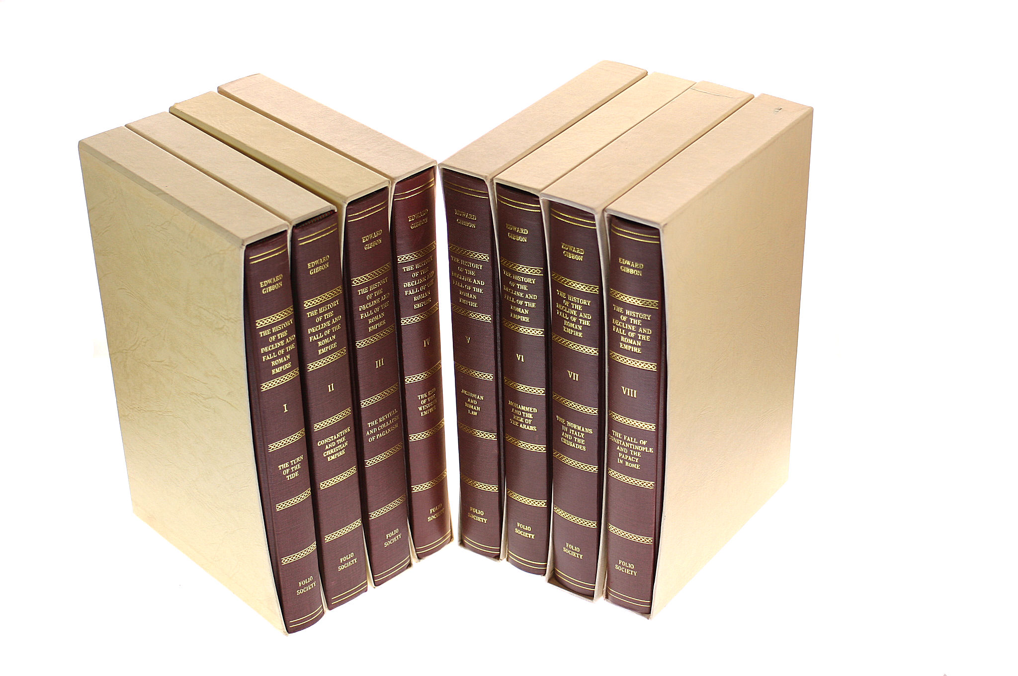 The History Of The Decline And Fall Of The Roman Empire In 8 Volumes