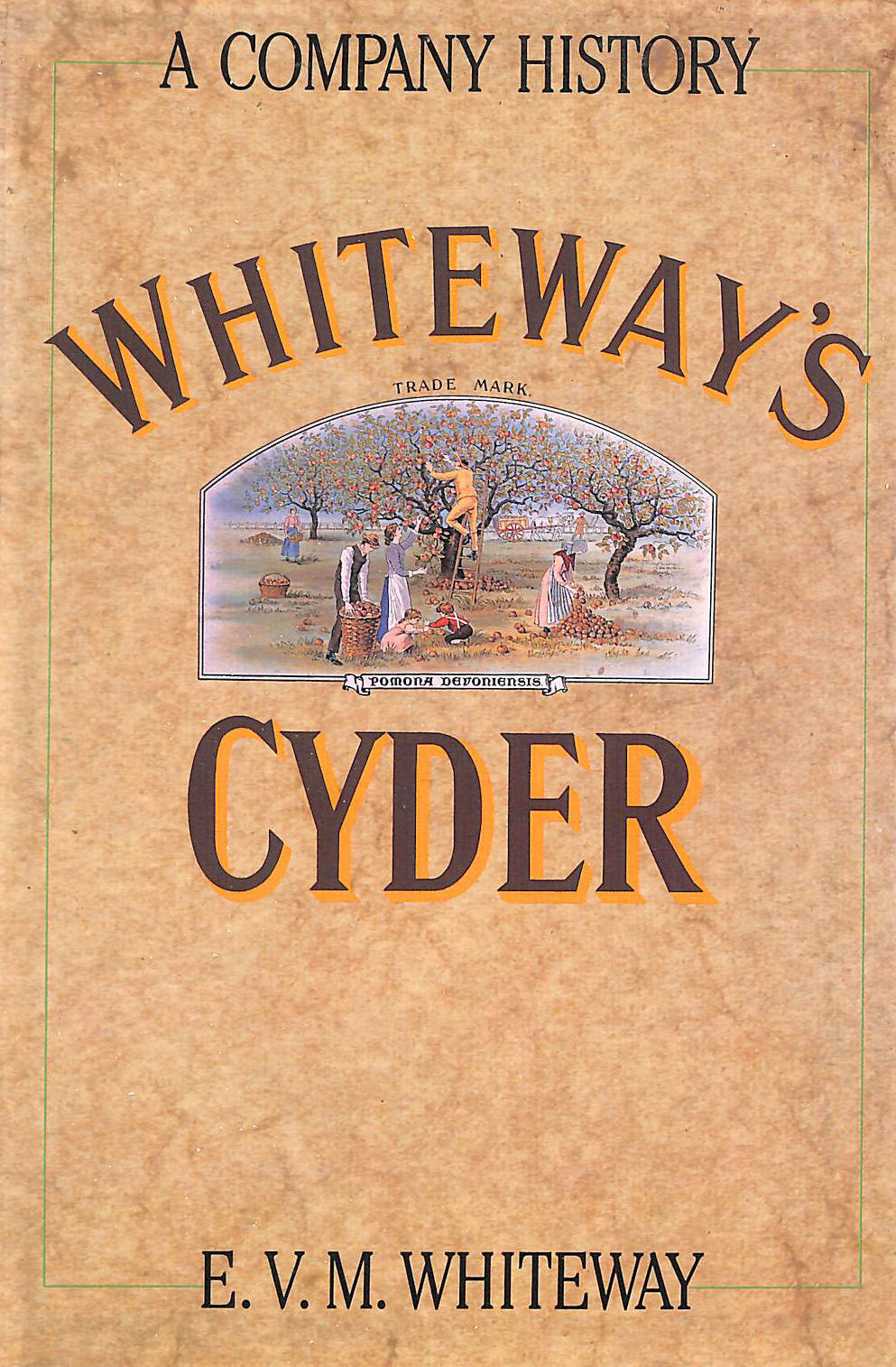 Whiteways Cyder, signed by the author