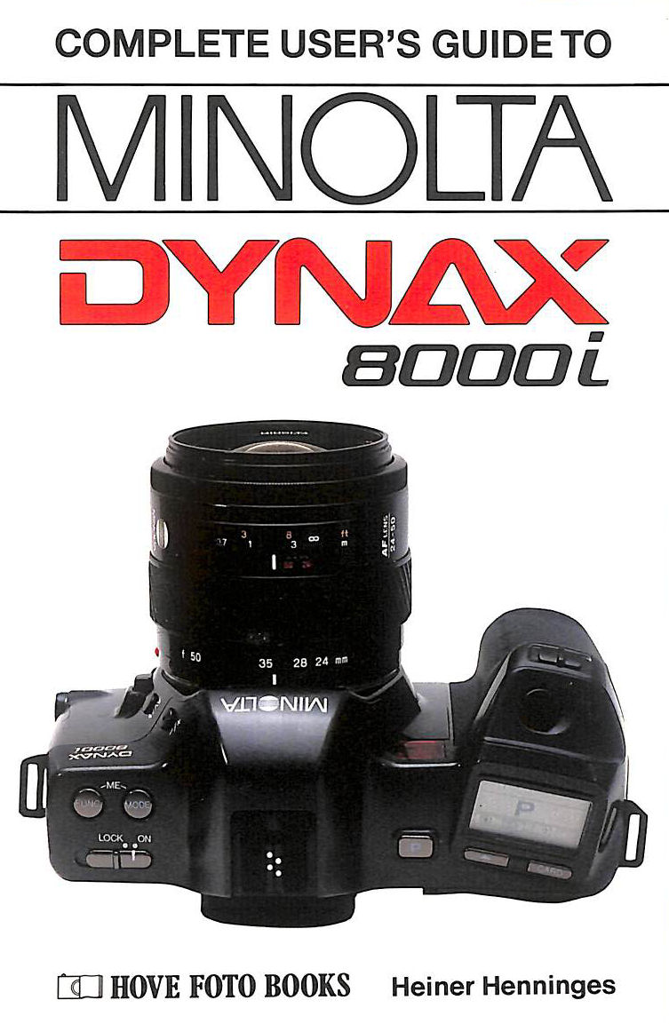 Minolta Dynax 8000i (Hove User's Guide)
