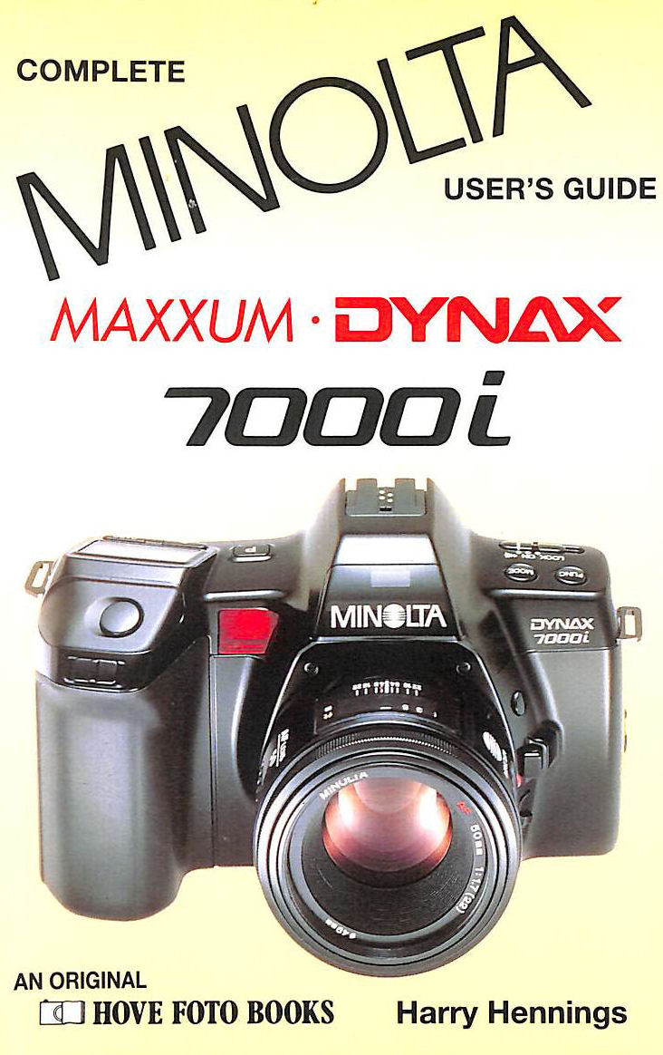 Minolta Dynax 7000i (Hove User's Guide)