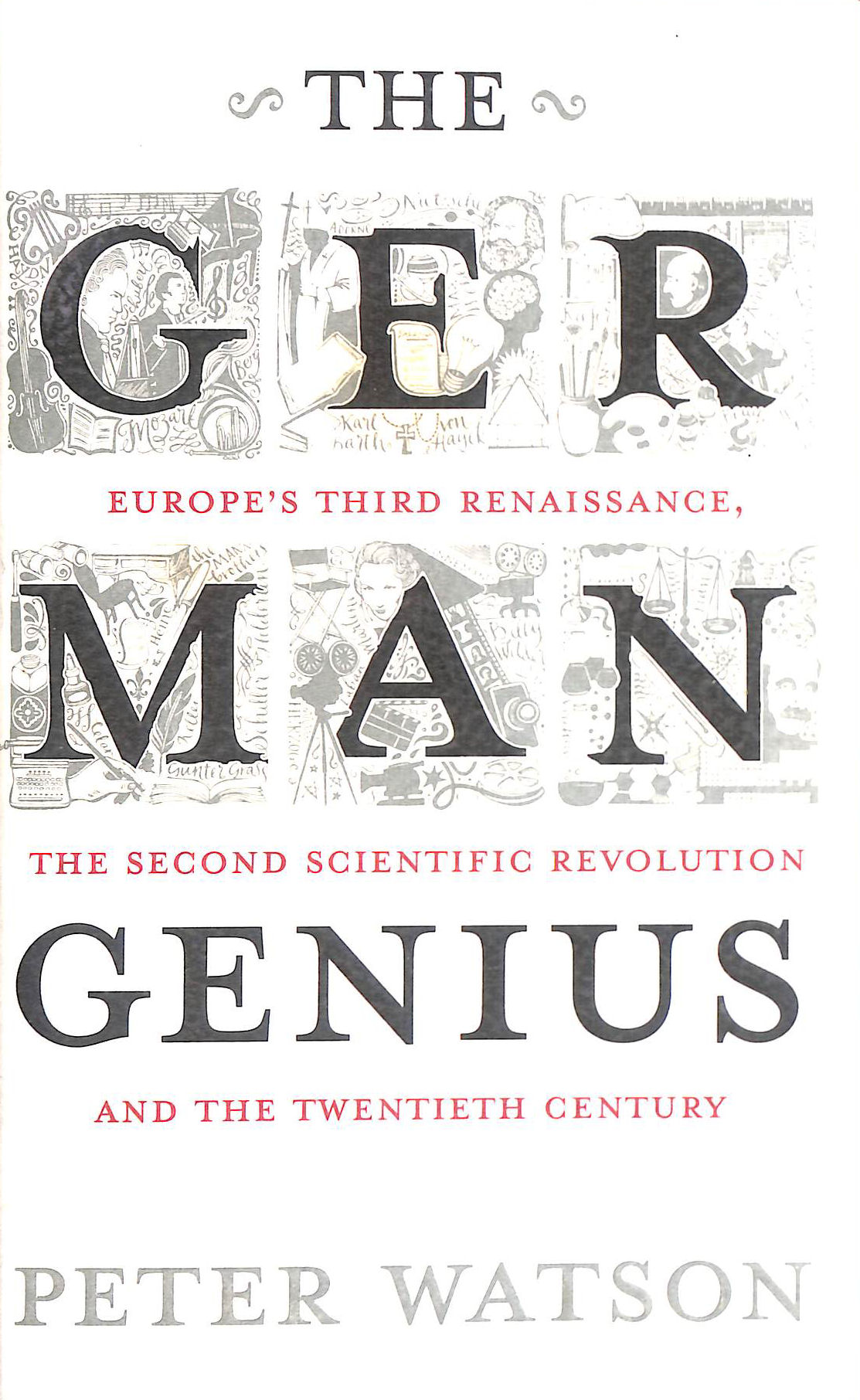 The German Genius, gift inscription from the author