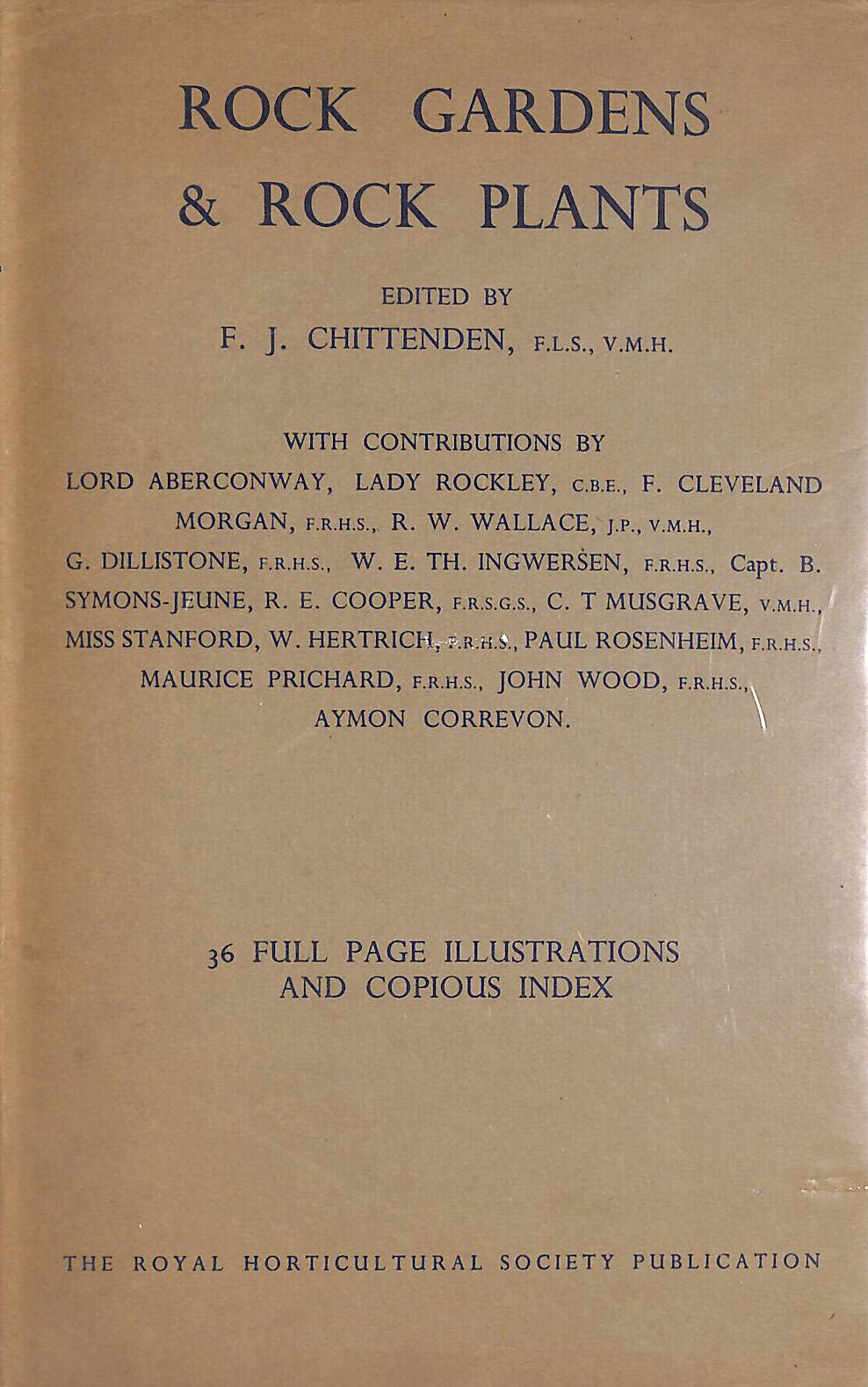 Rock Gardens And Rock Plants