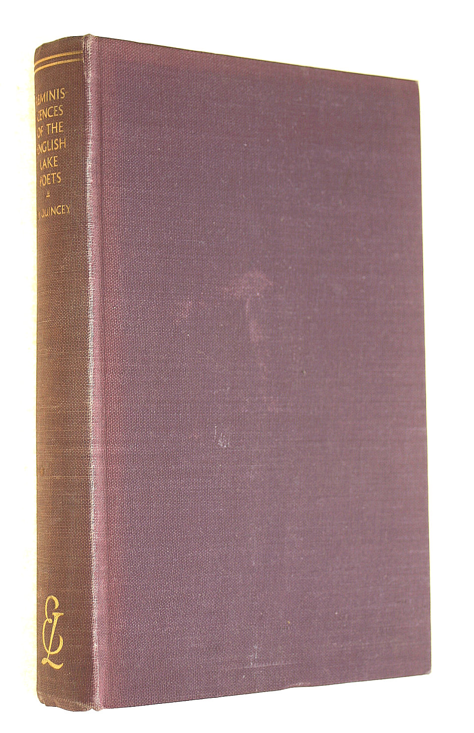 Reminiscences of the English lake Poets. Everyman's Library No. 163