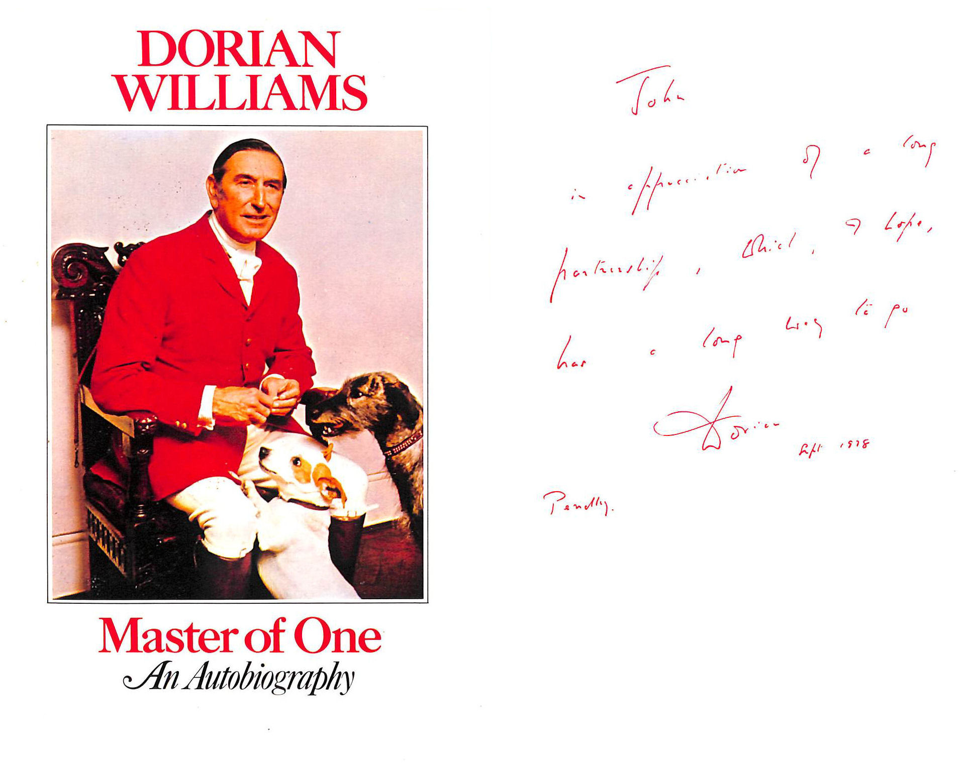 Master of One : An Autobiography