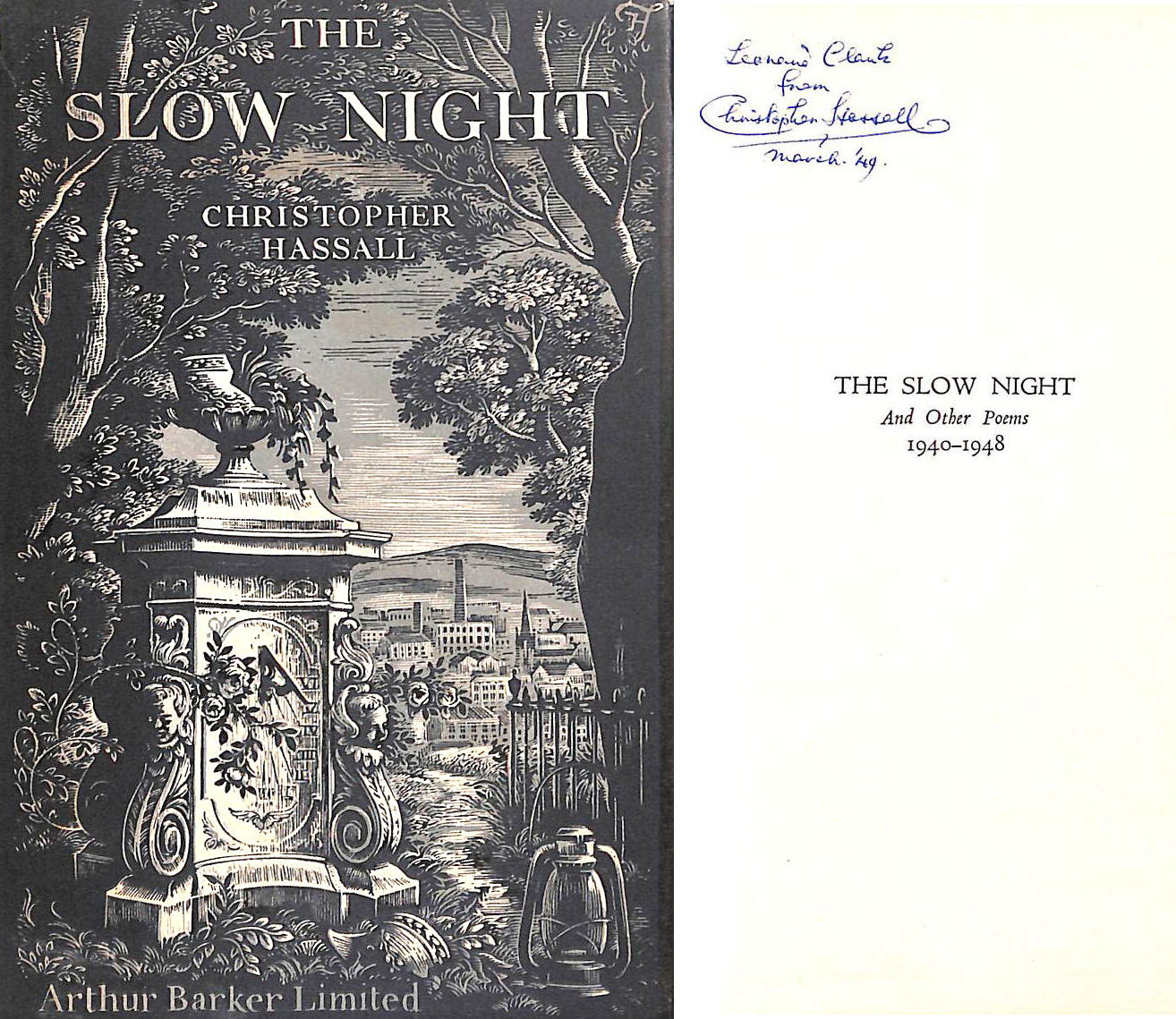 The Slow Night. And other poems 1940-1948.