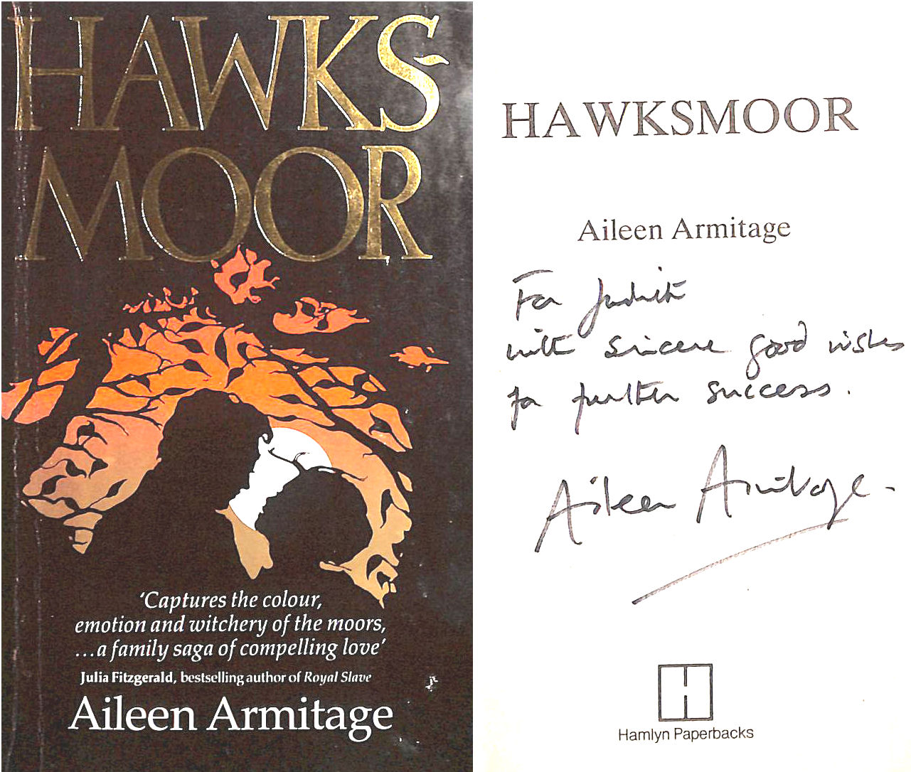 Hawksmoor. Gift inscription by the author.
