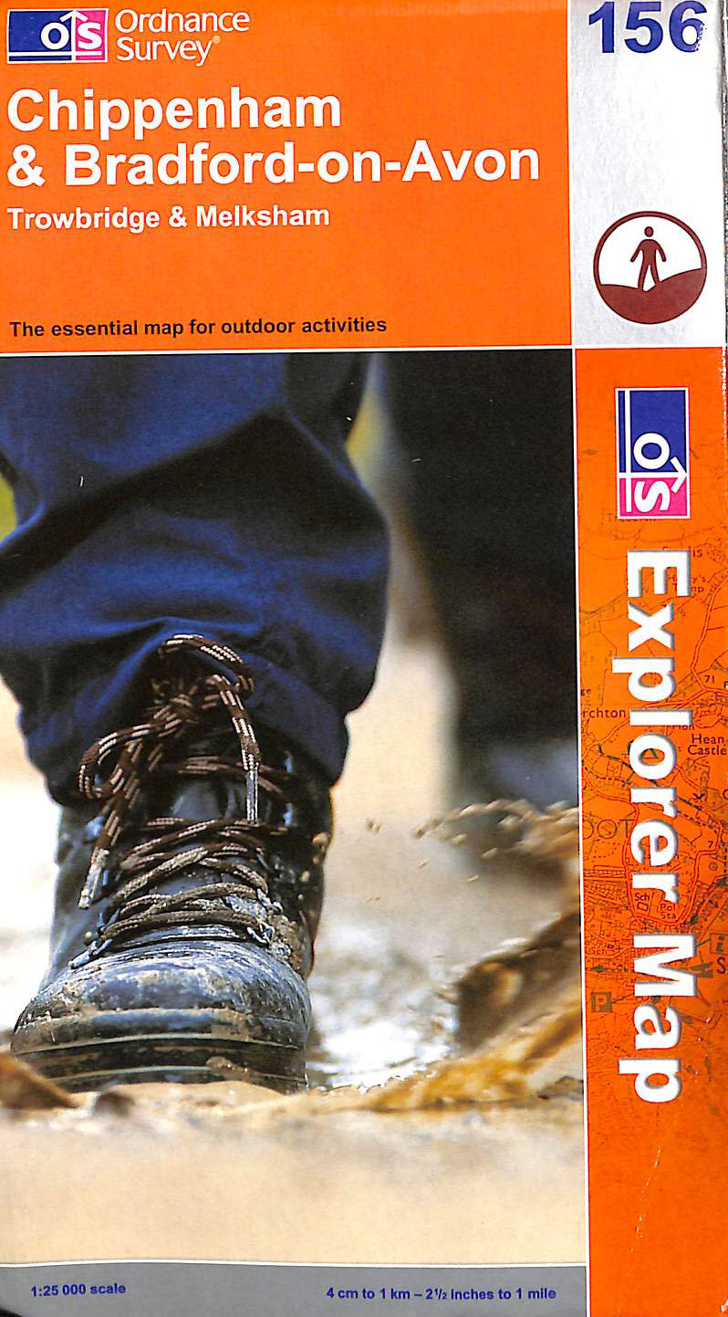 Explorer Map 156 Chippenham & Bradford-on-Avon Trowbridge & Melksham