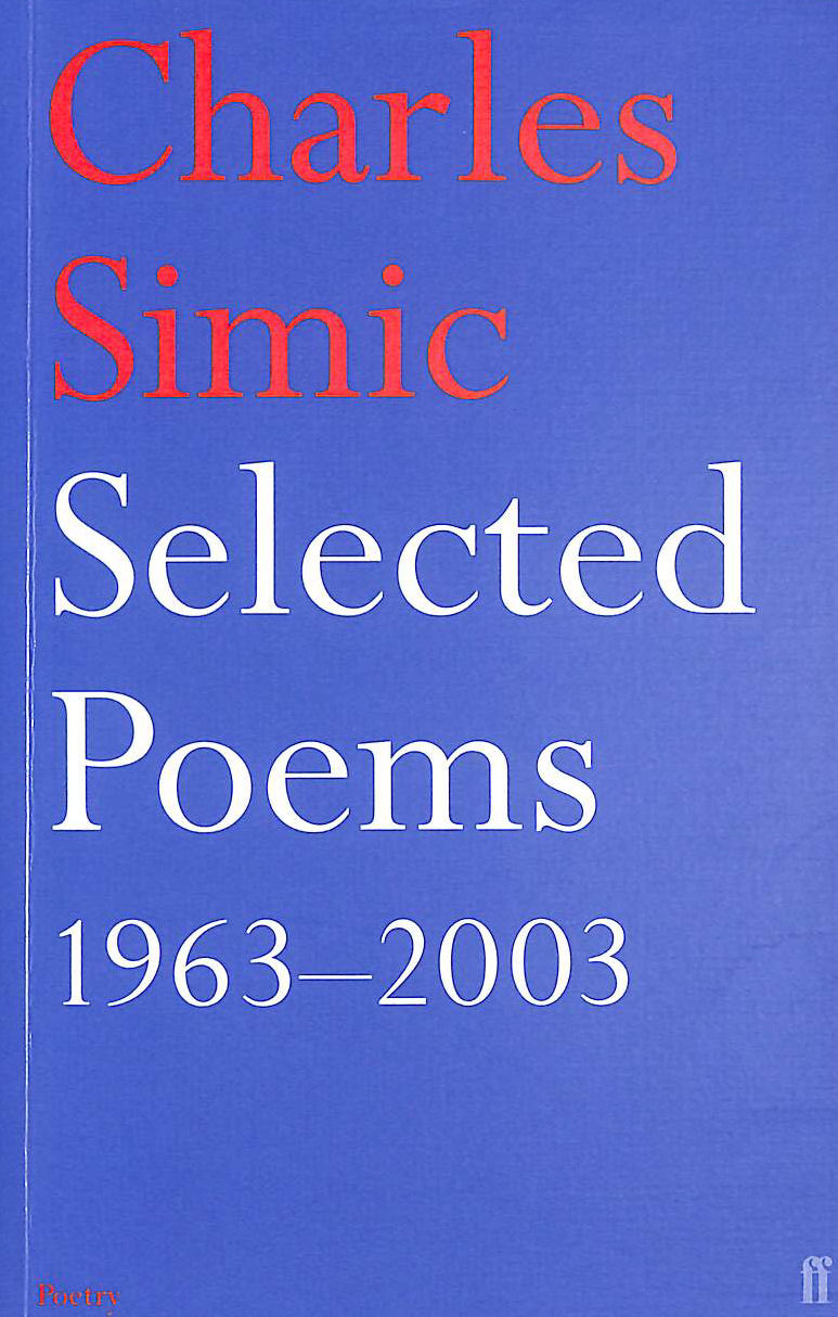 Selected Poems 1963 - 2003