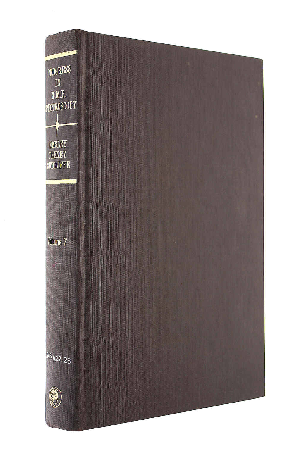 Progress in Nuclear Magnetic Resonance Spectroscopy: v. 7