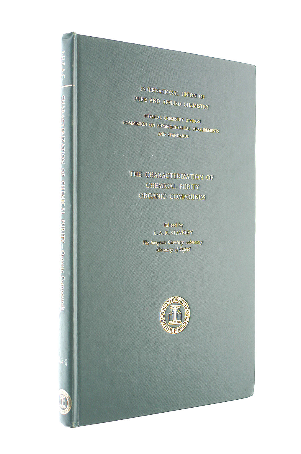 Characterization of Chemical Purity: Organic Compounds (IUPAC Publications)