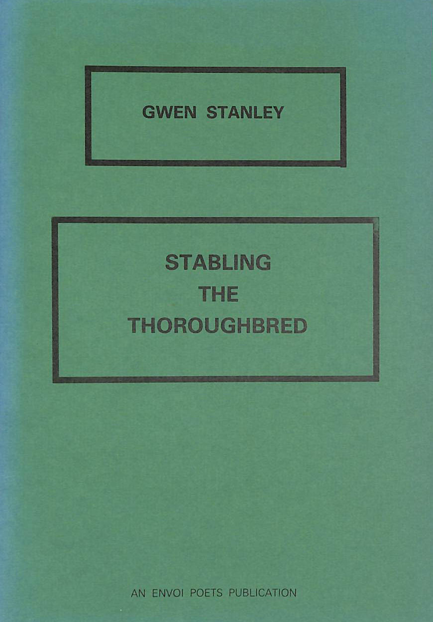 Stabling the Thoroughbred, Gift inscription by the author