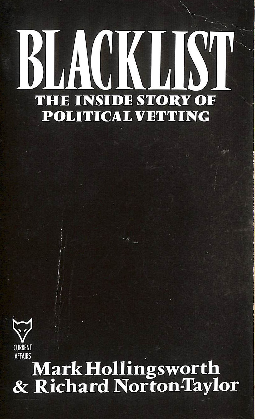 Blacklist: Inside Story of Political Vetting