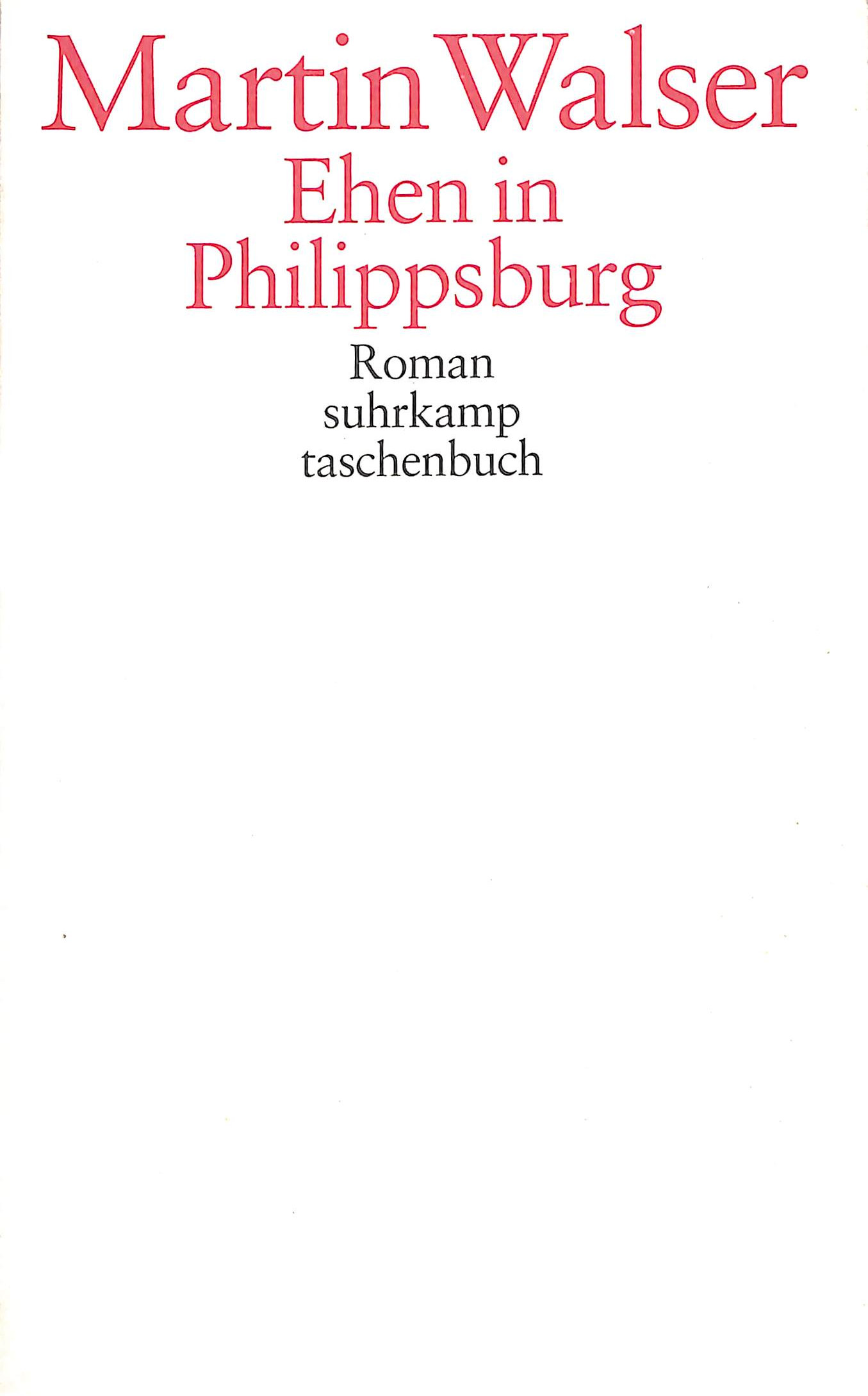 Ehen in Philippsburg