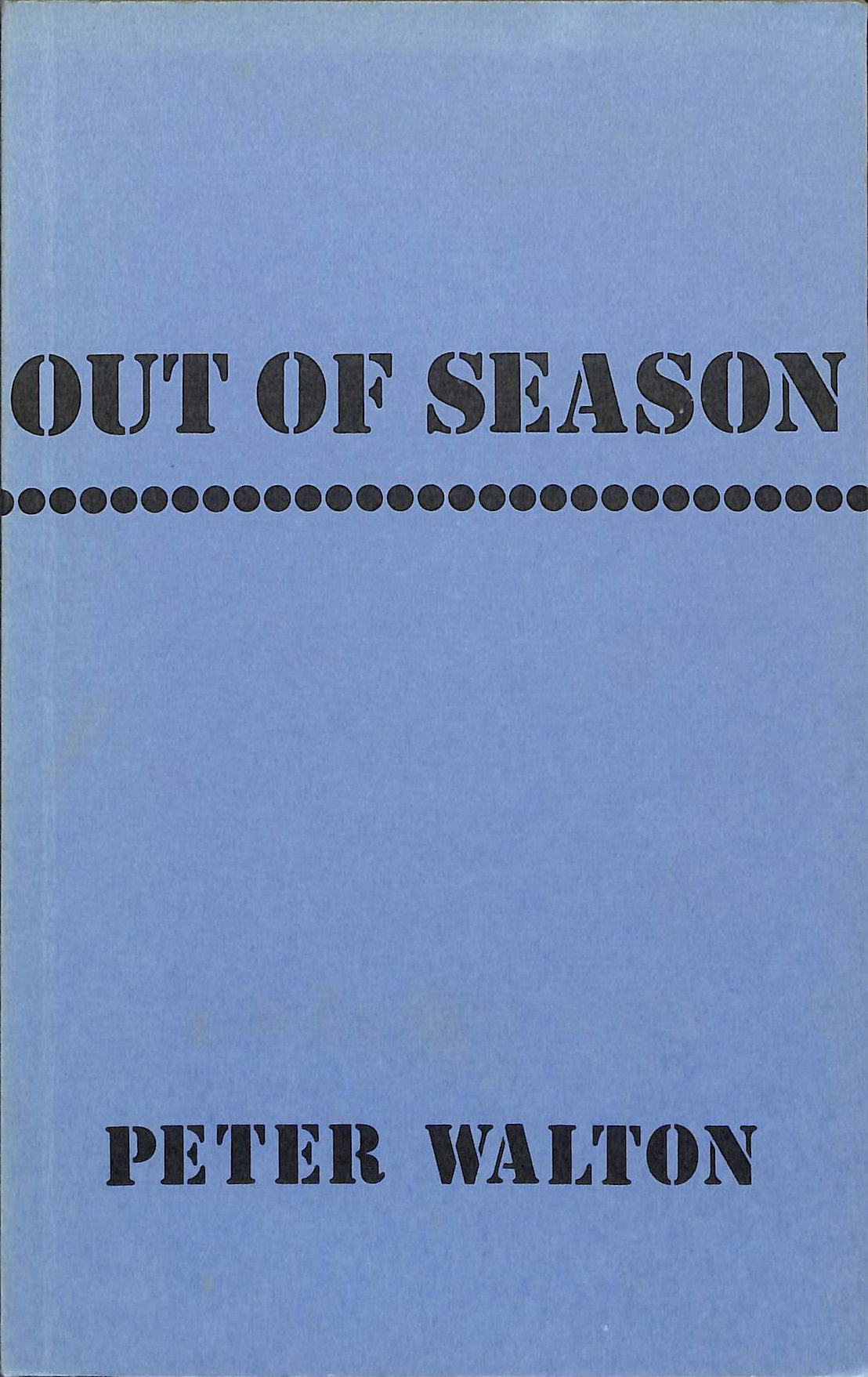 Out Of Season, Gift inscription by the author