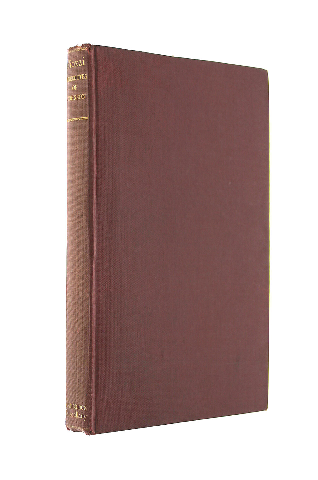 Anecdotes Of Samuel Johnson