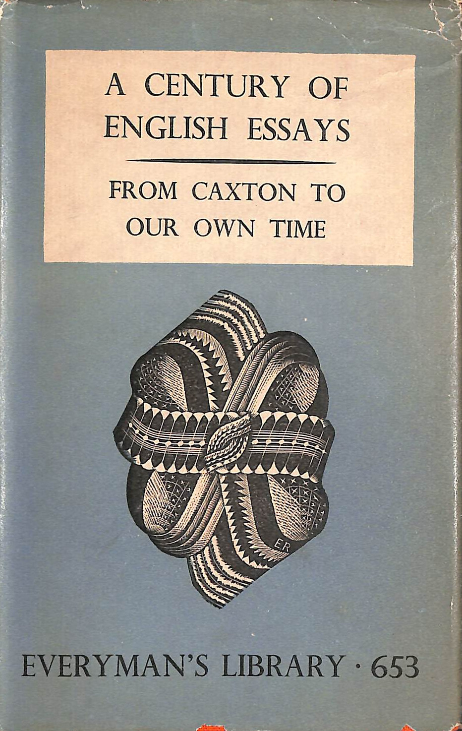 A Century of English Essays from Caxton to Belloc.