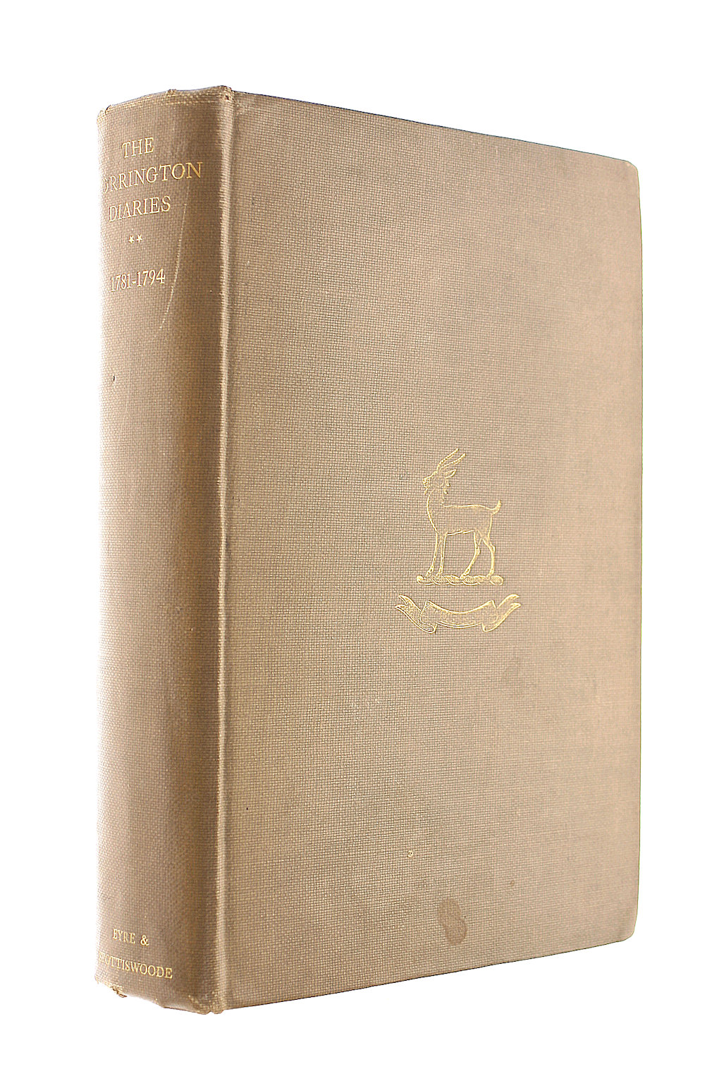 The Torrington Diaries Vol. 2, Selection from Tours of John Byng (later Viscount Torrington) 1781-94.