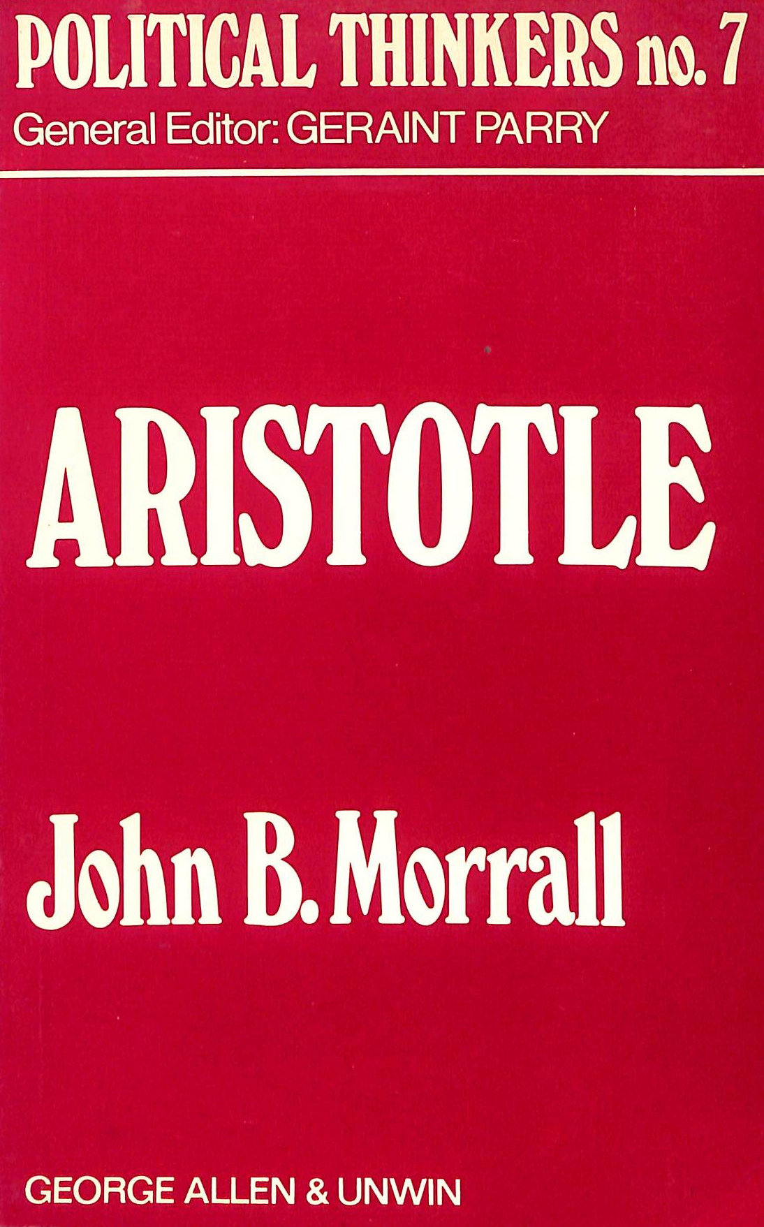 Aristotle (Political Thinkers S.)