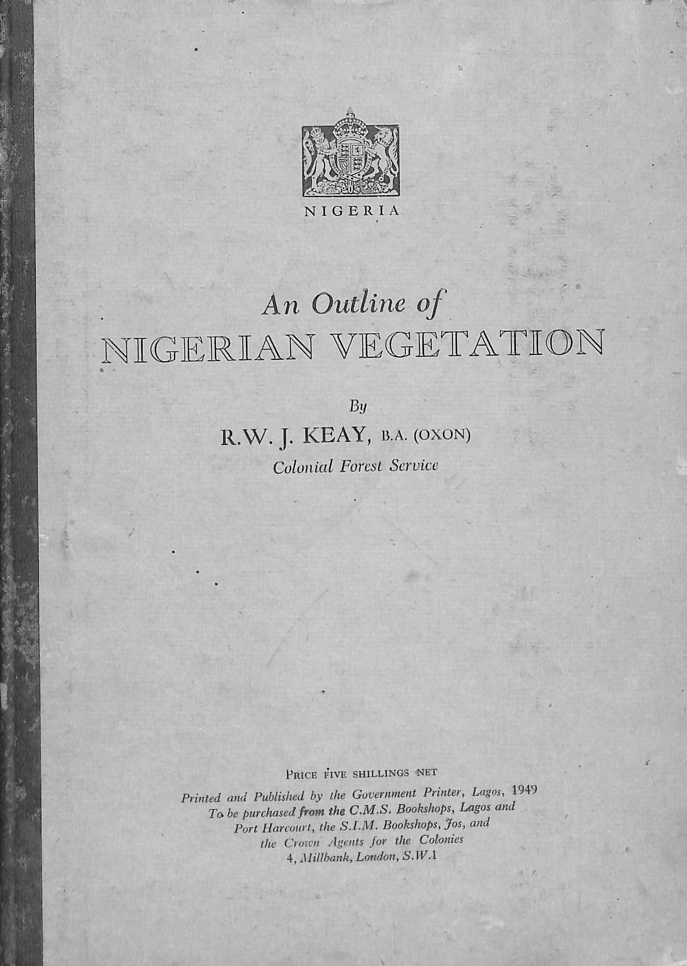 An Outline of Nigerian Vegetation