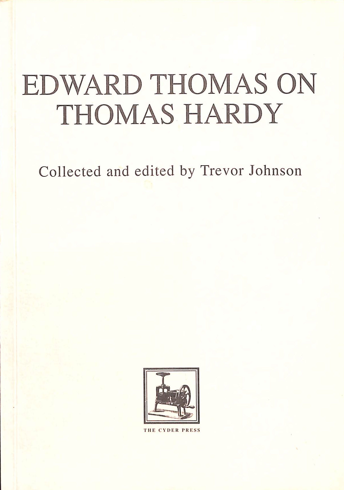 Edward Thomas on Thomas Hardy