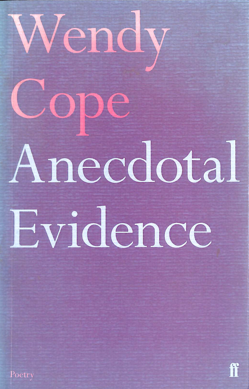 Anecdotal Evidence