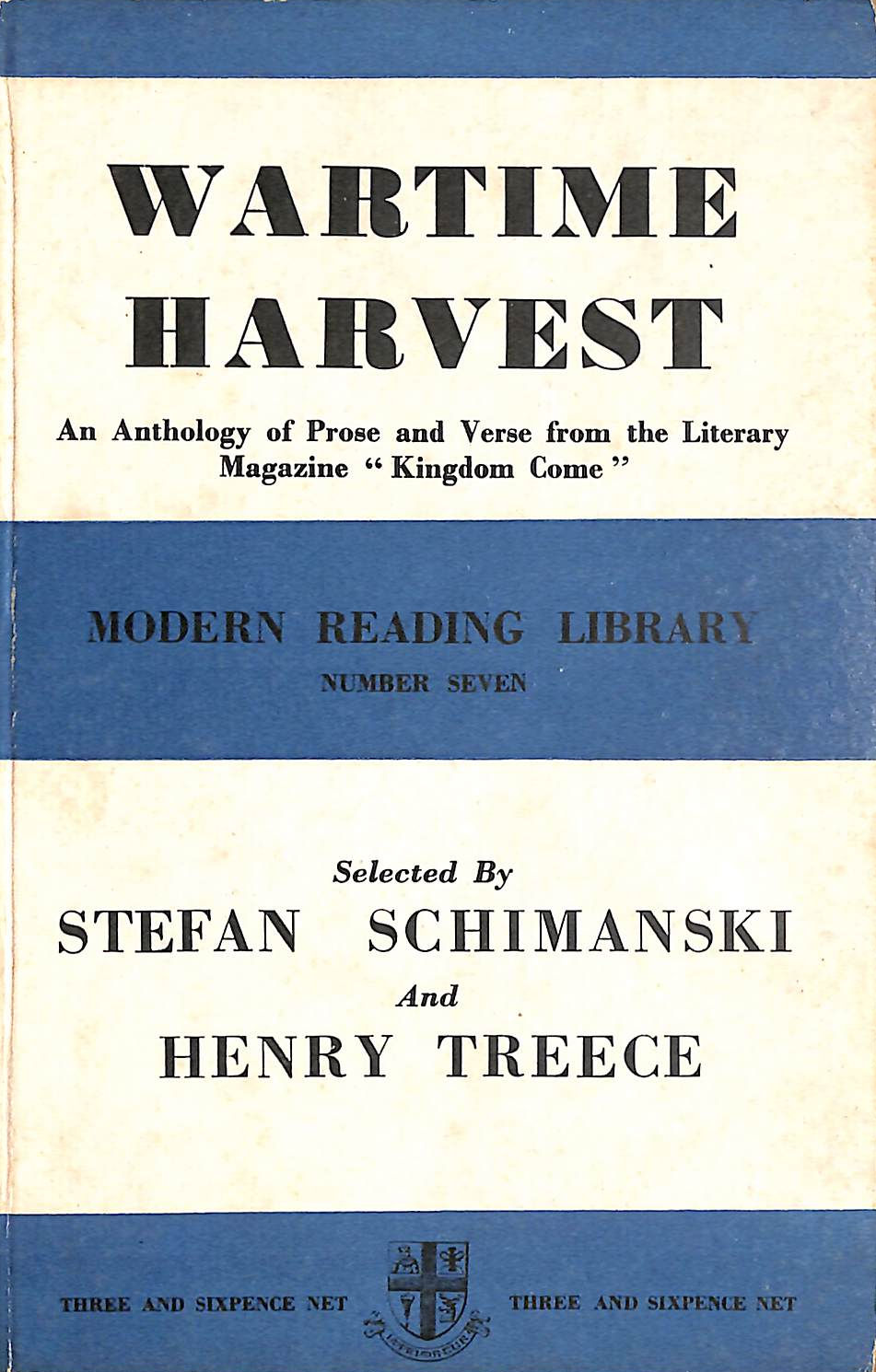 Wartime Harvest. An anthology of prose and verse