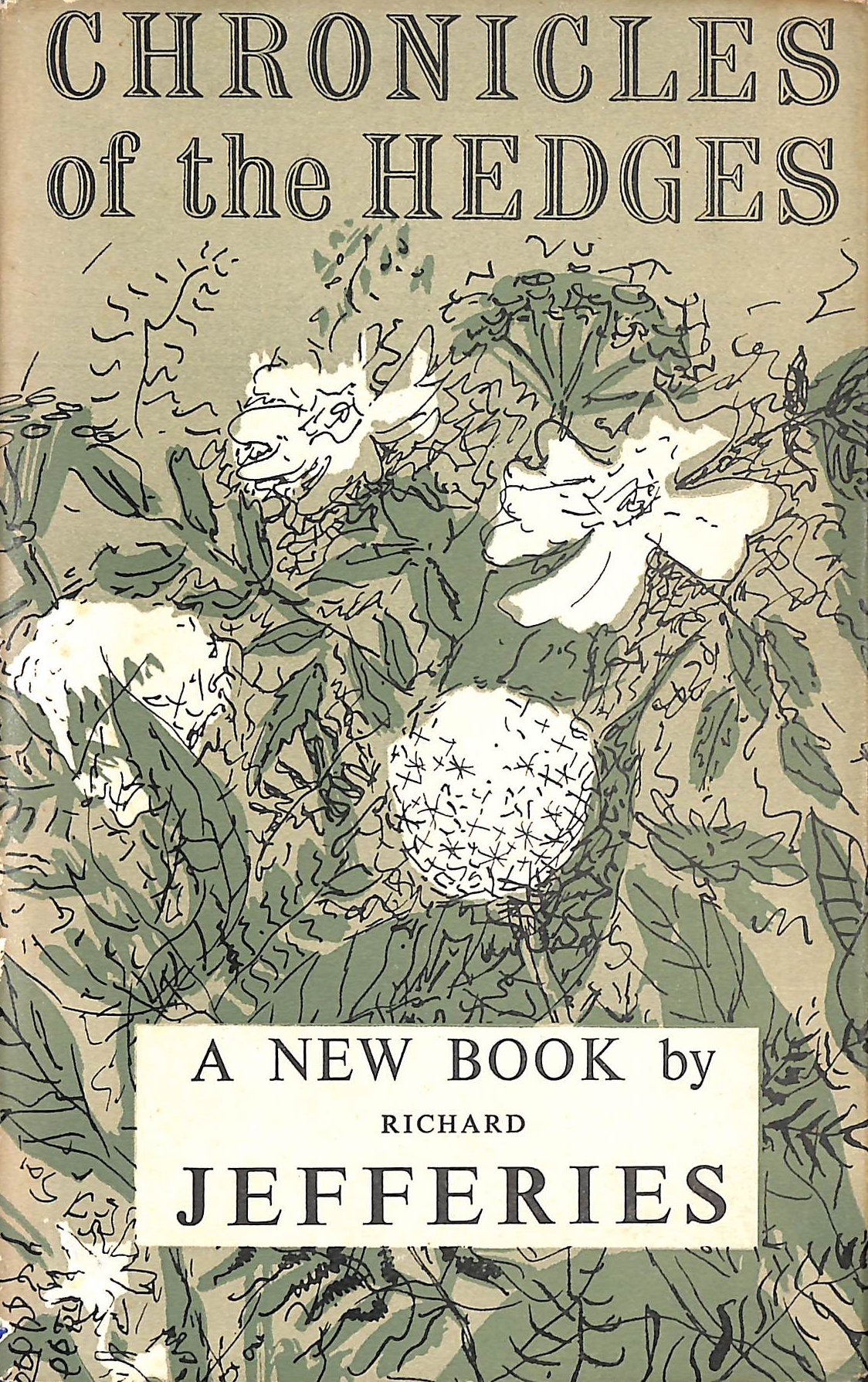 Chronicles of the Hedges and other Essays. Edited, with an Introduction and Notes, by Samuel J. Looker. Illustrated with Pencil Drawings by Richard Jefferies & by his Uncle, John Luckett Jefferies