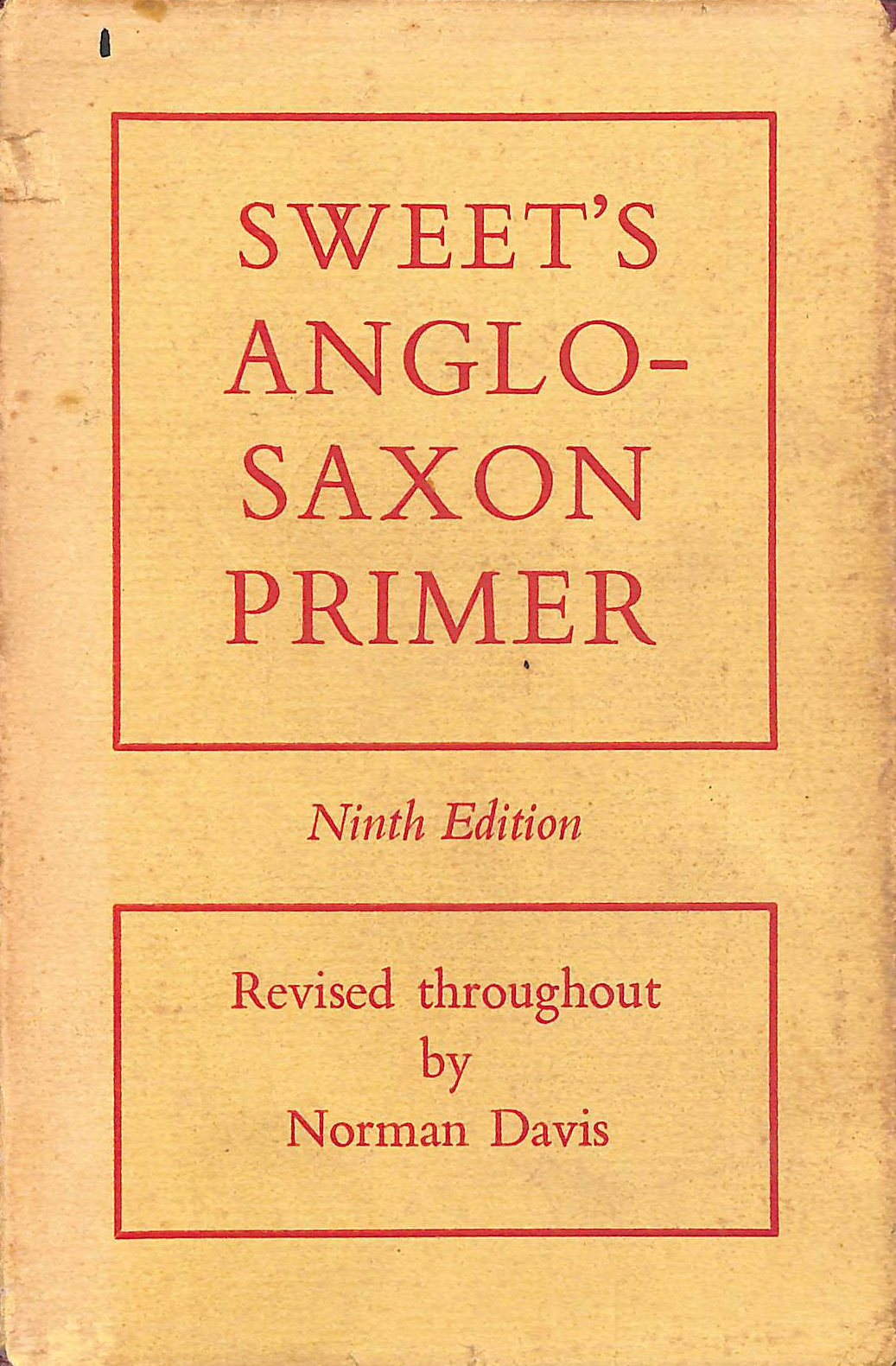 Sweets Anglo-Saxon Primer